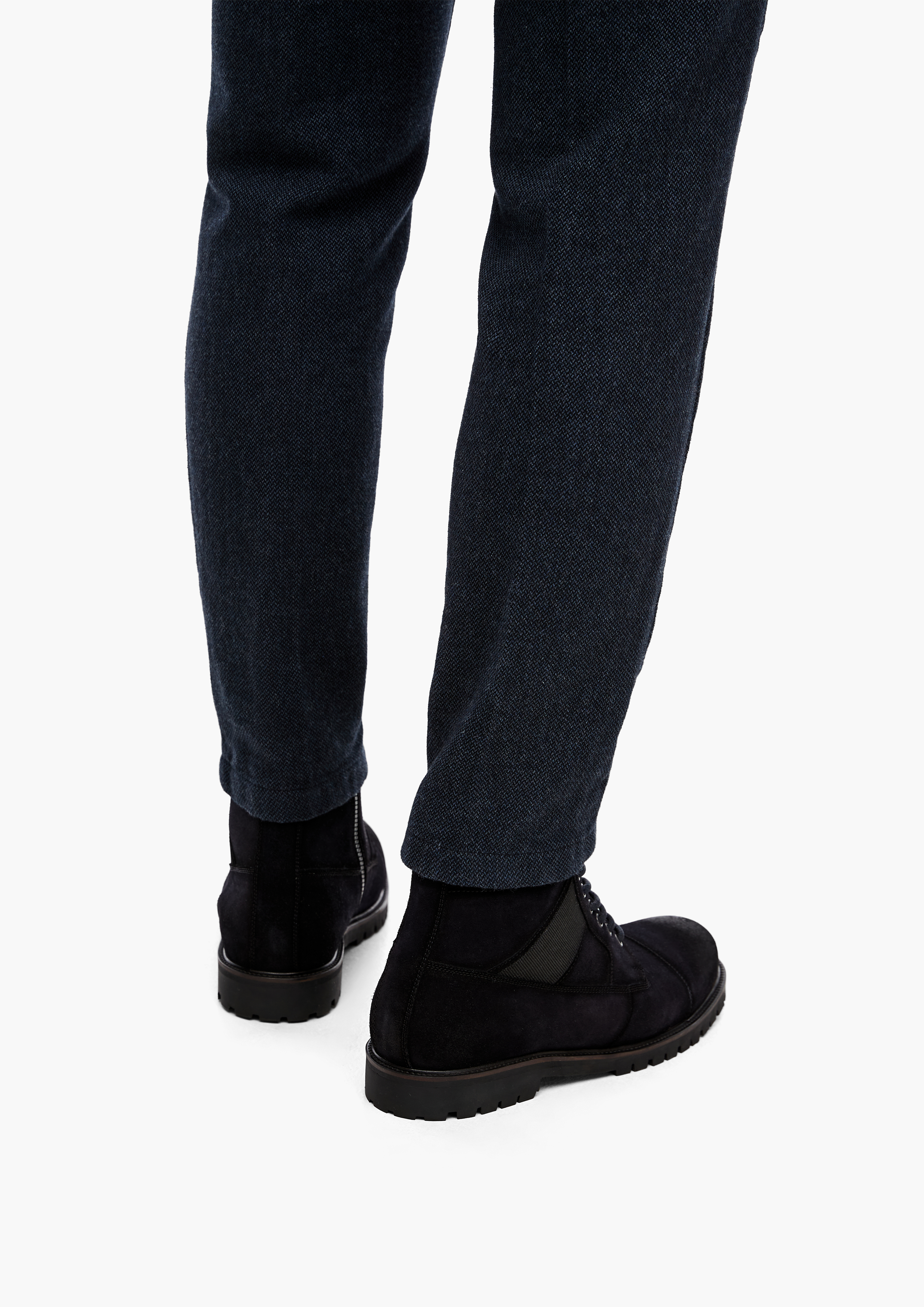 Herren Schnürboots in blau von s.Oliver