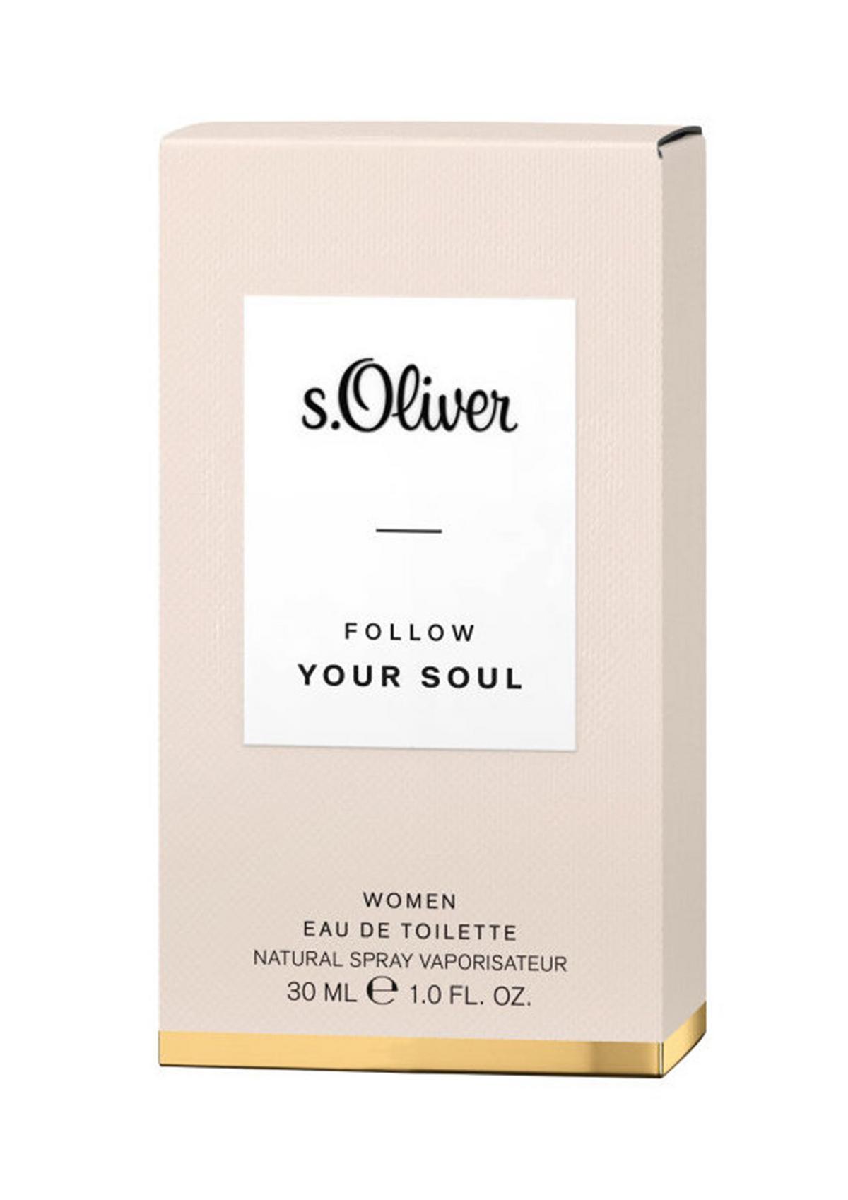 s.Oliver FOLLOW YOUR SOUL eau de toilette, 30 ml