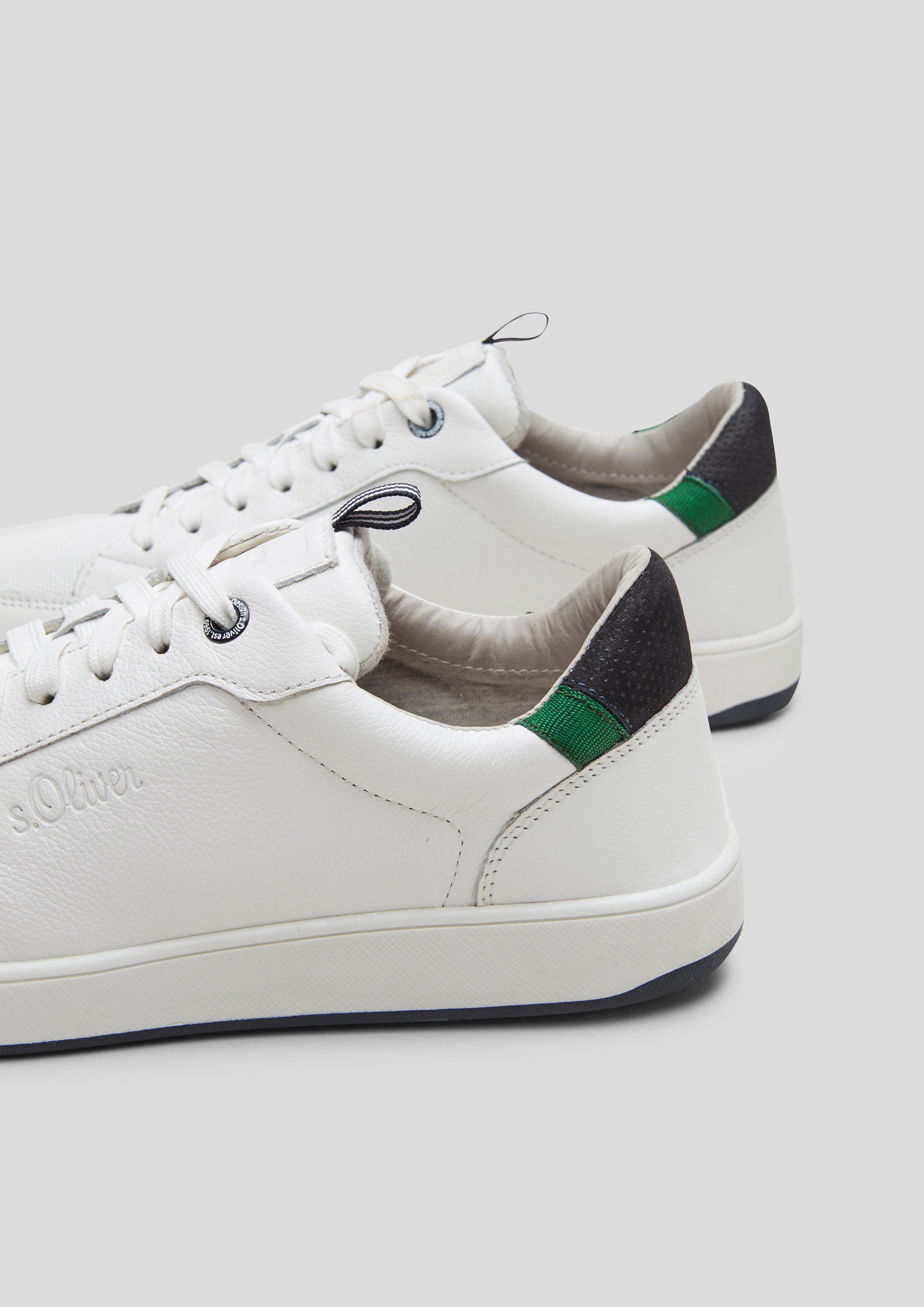 Leder-Sneaker in 100
