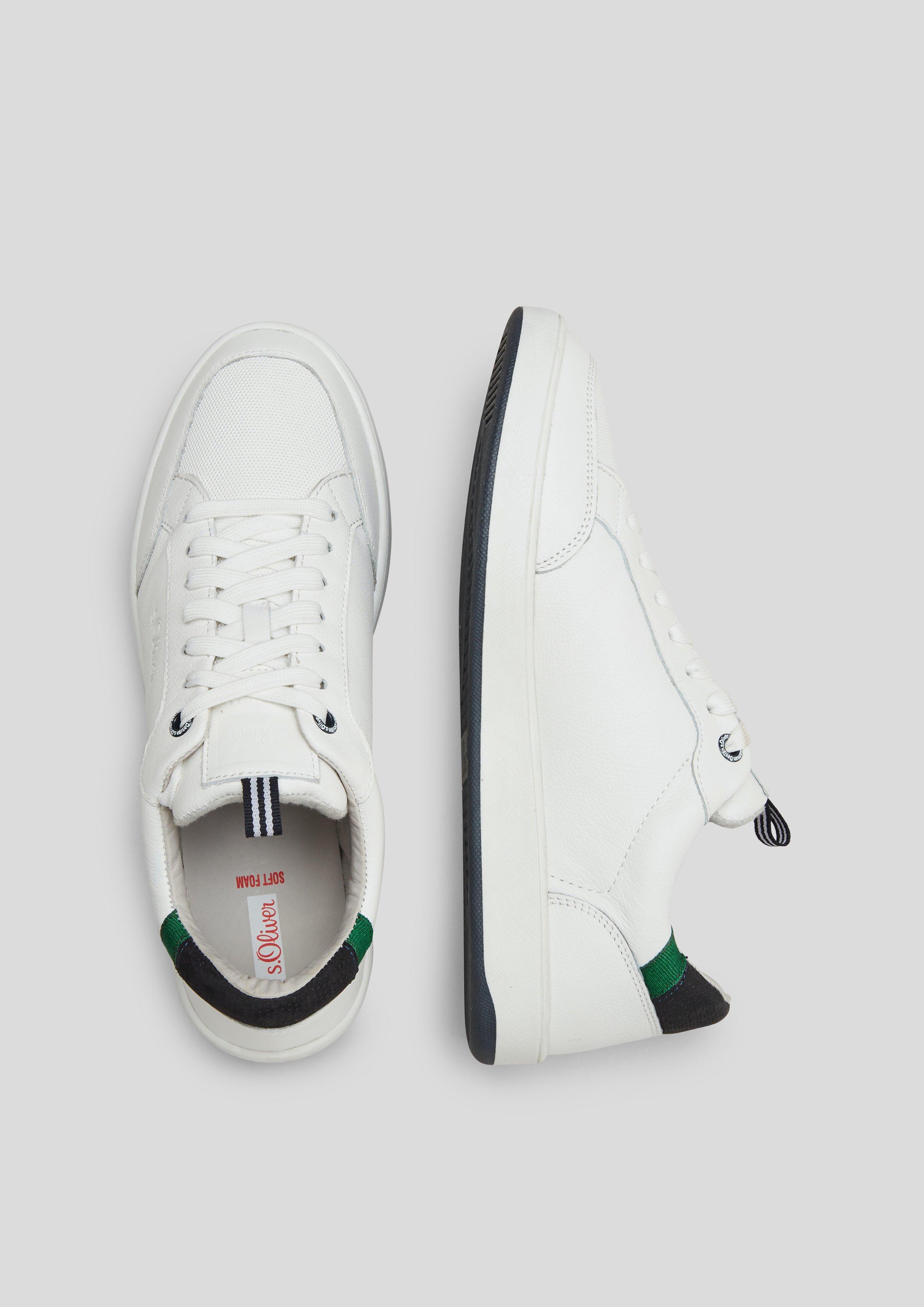 Leder-Sneaker in 100