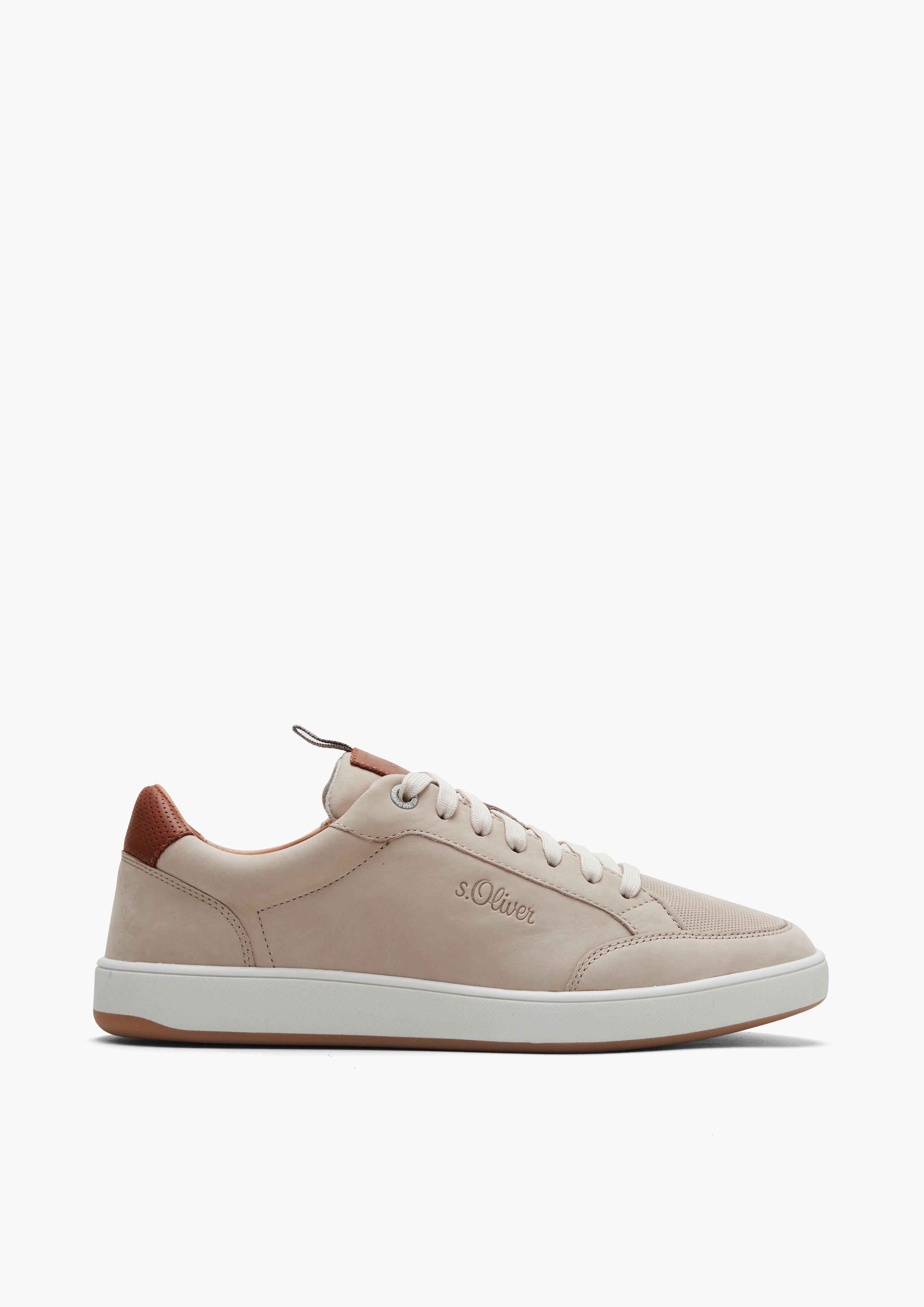 Leder-Sneaker in 341