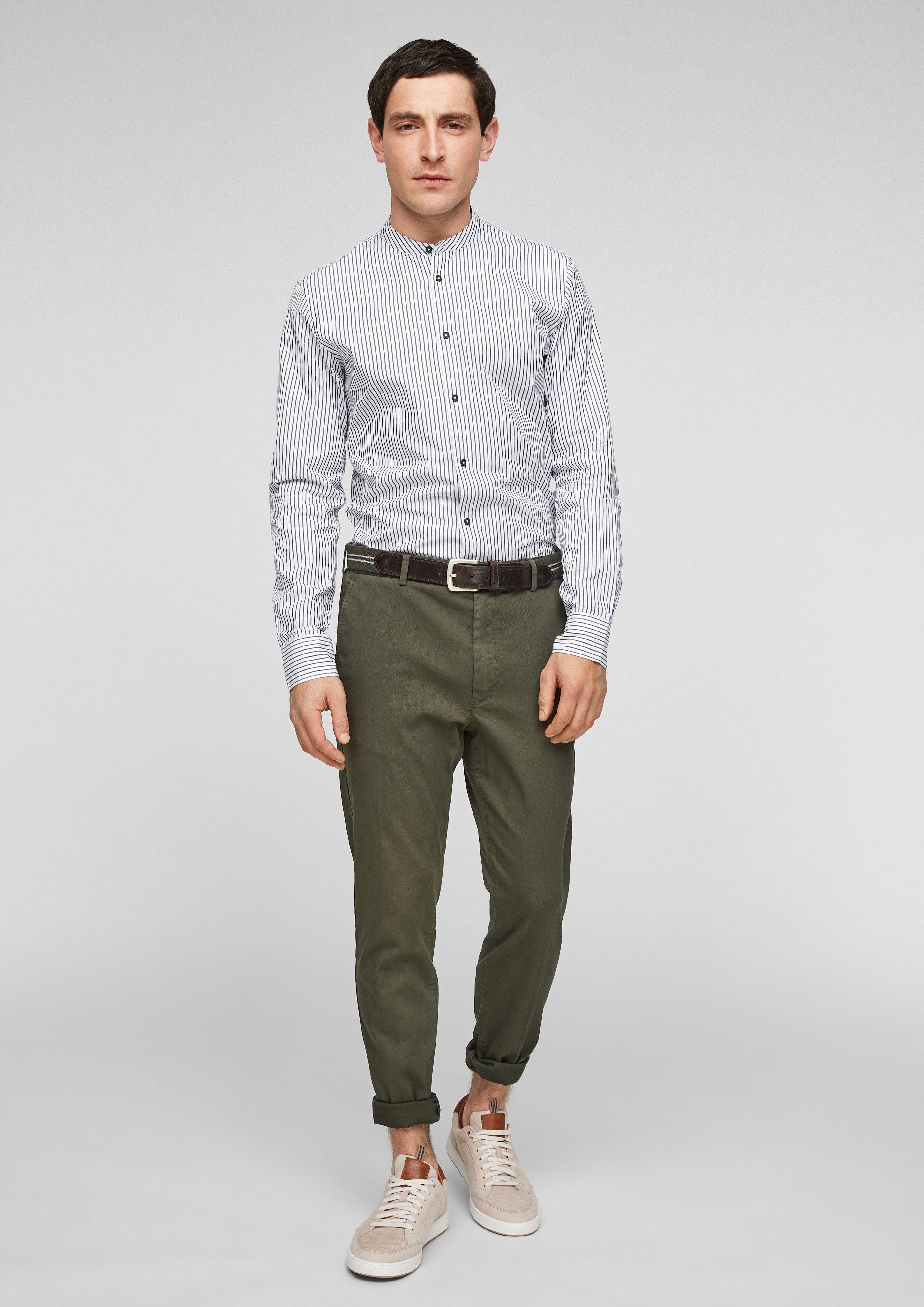 Leder-Sneaker in 341