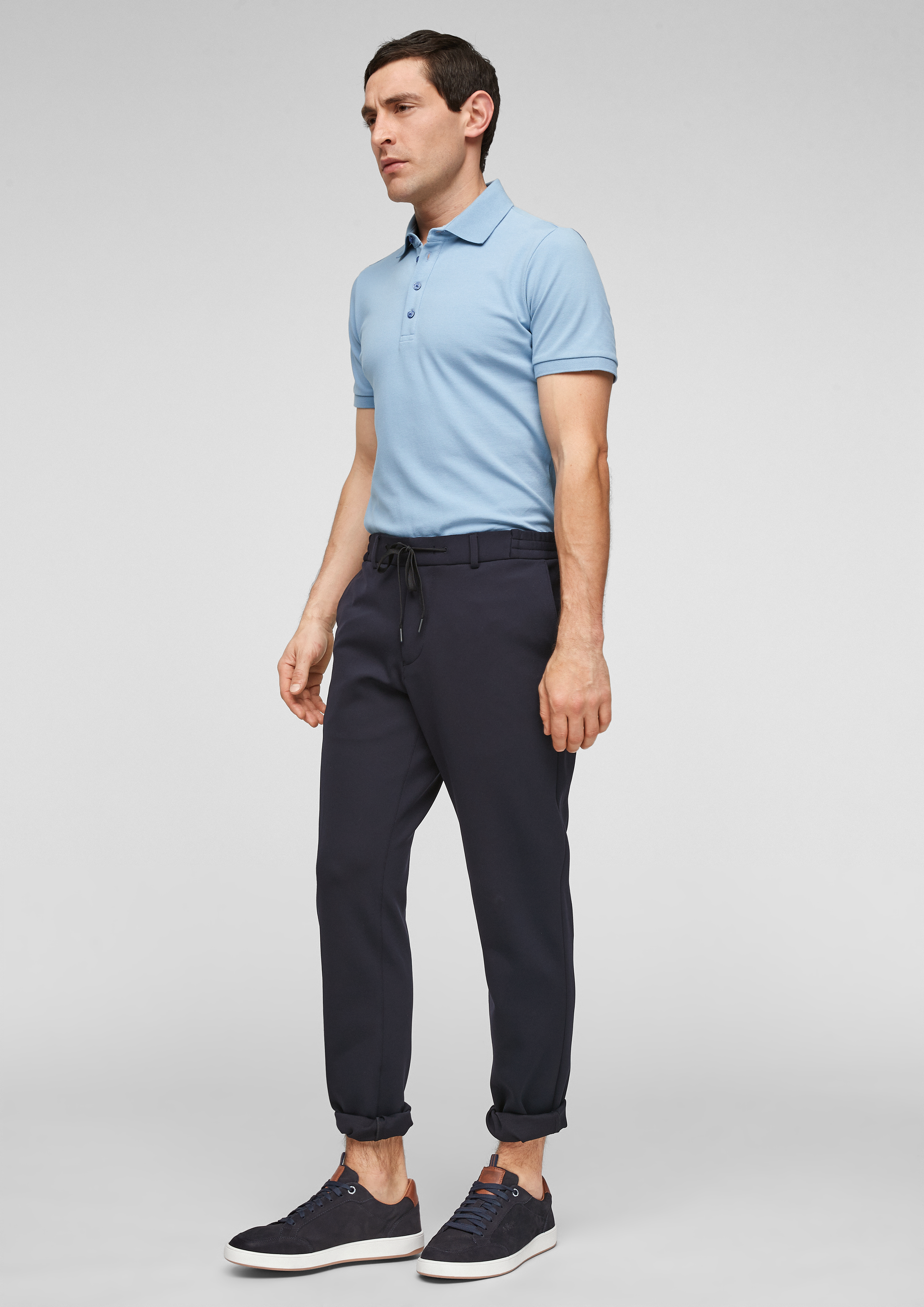 Leder-Sneaker in 805