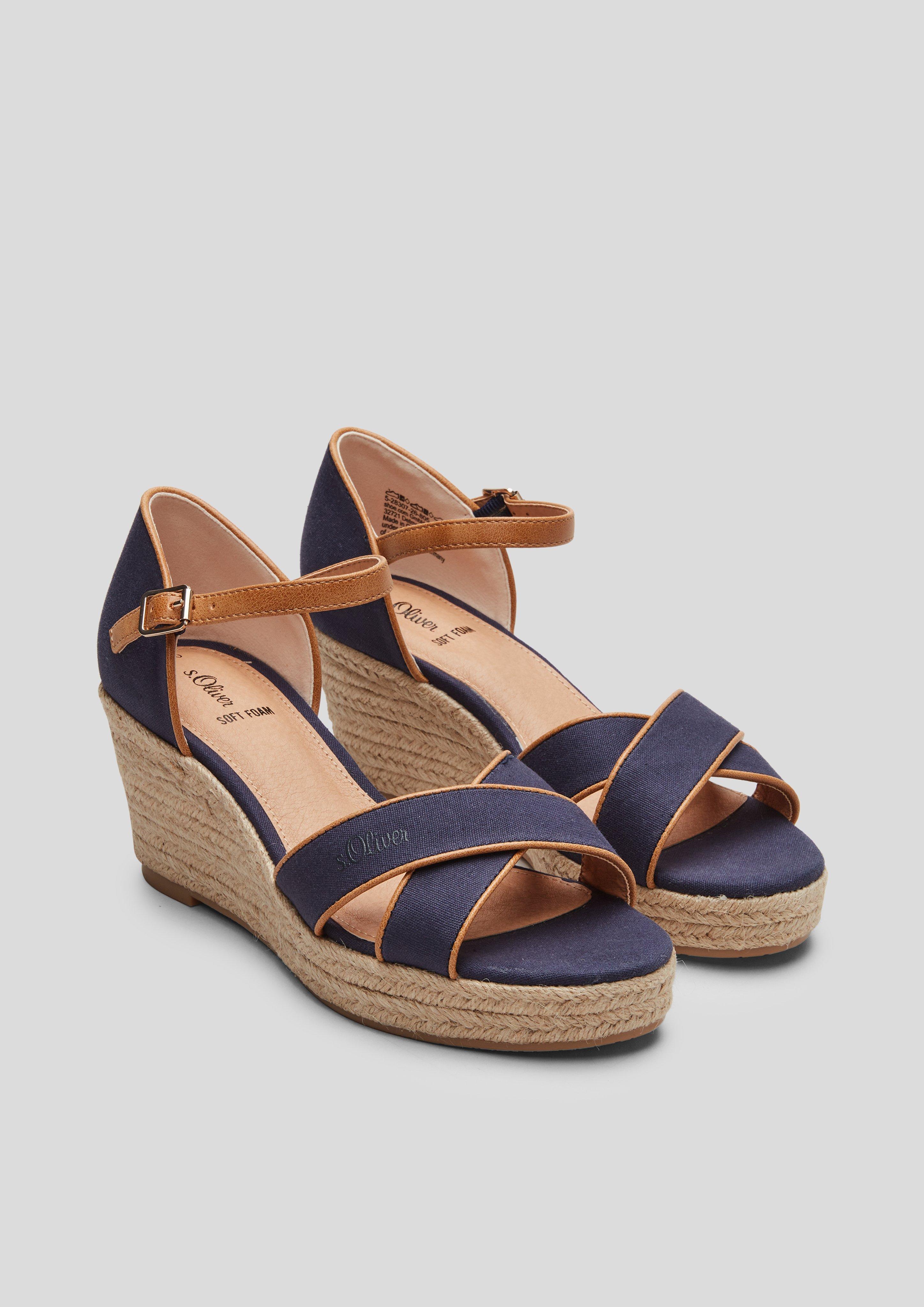 S.Oliver Wedges im Materialmix