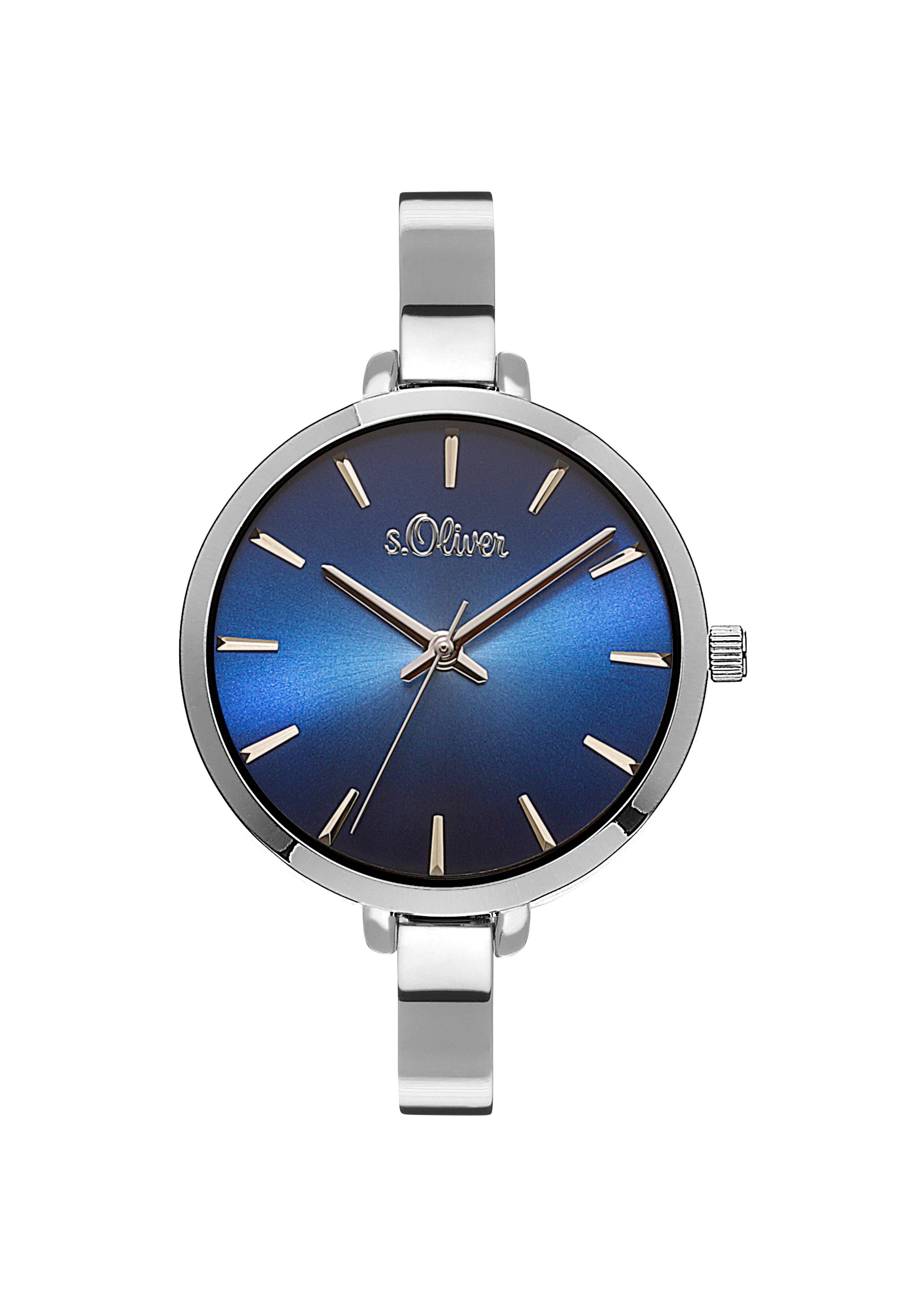 Damen Armbanduhr in blau von s.Oliver