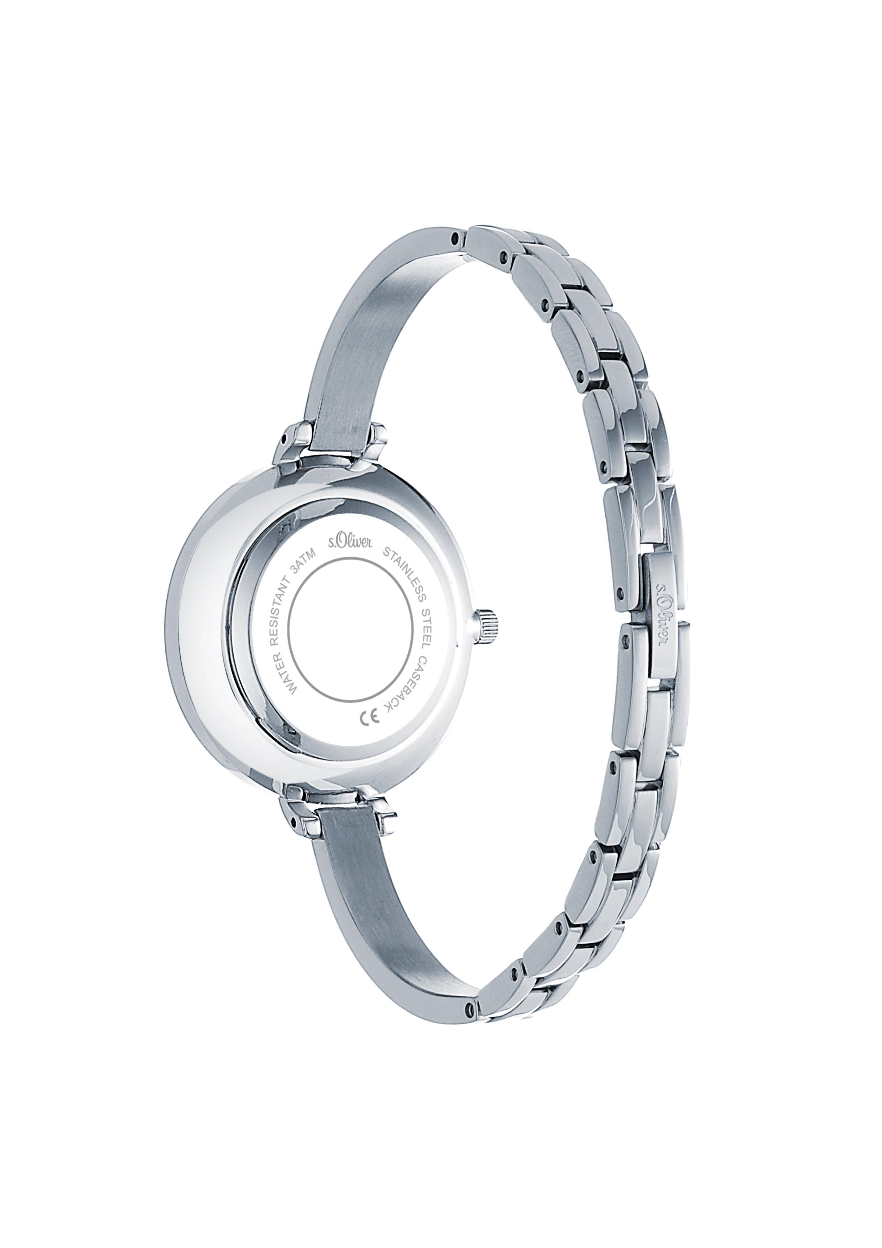 Damen Armbanduhr in grau von s.Oliver
