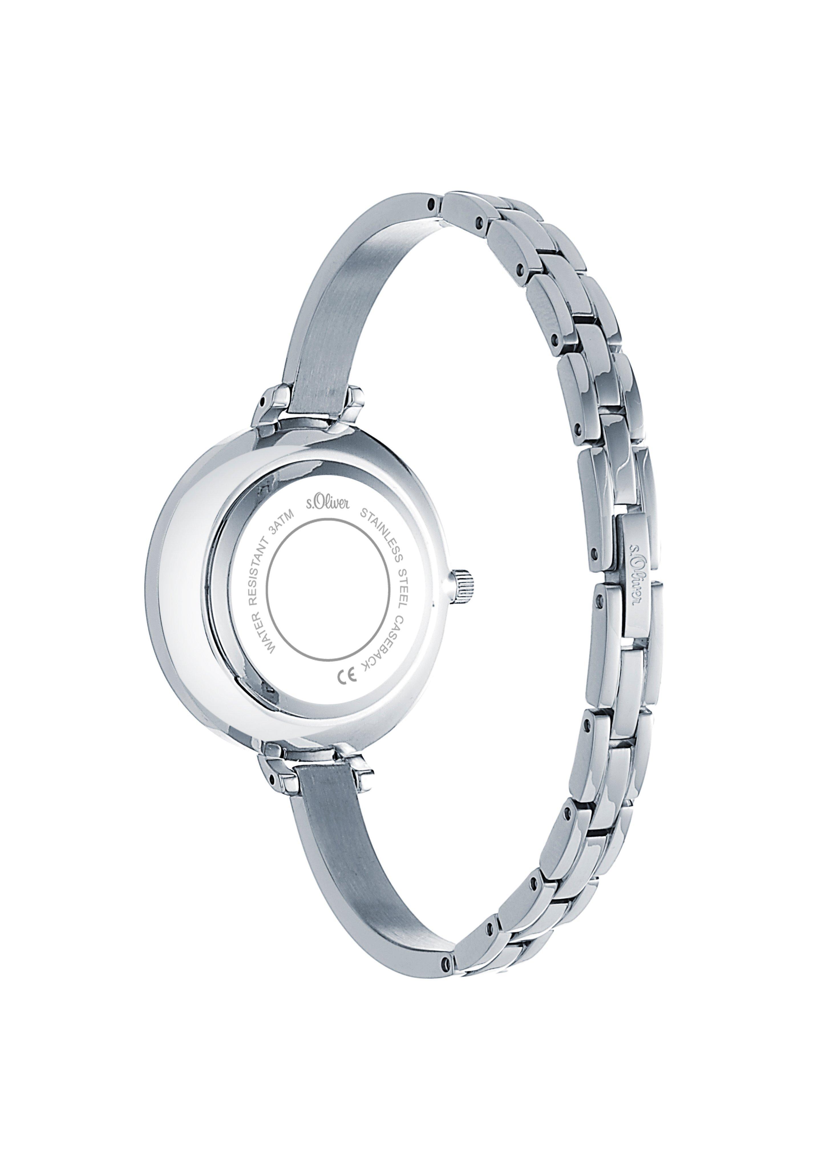 Damen Armbanduhr in schwarz von s.Oliver