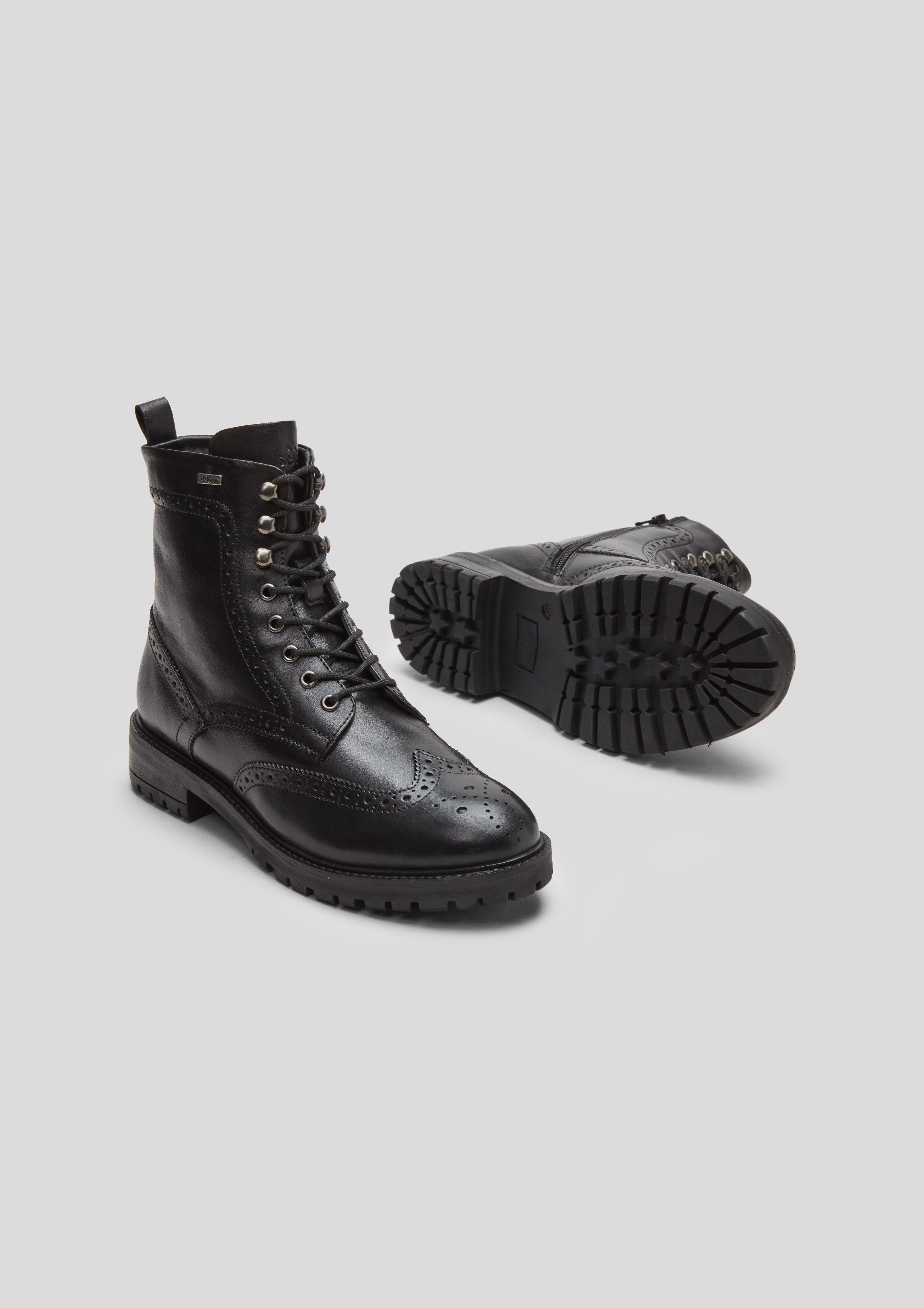 s.Oliver Brouge-Boots aus Leder