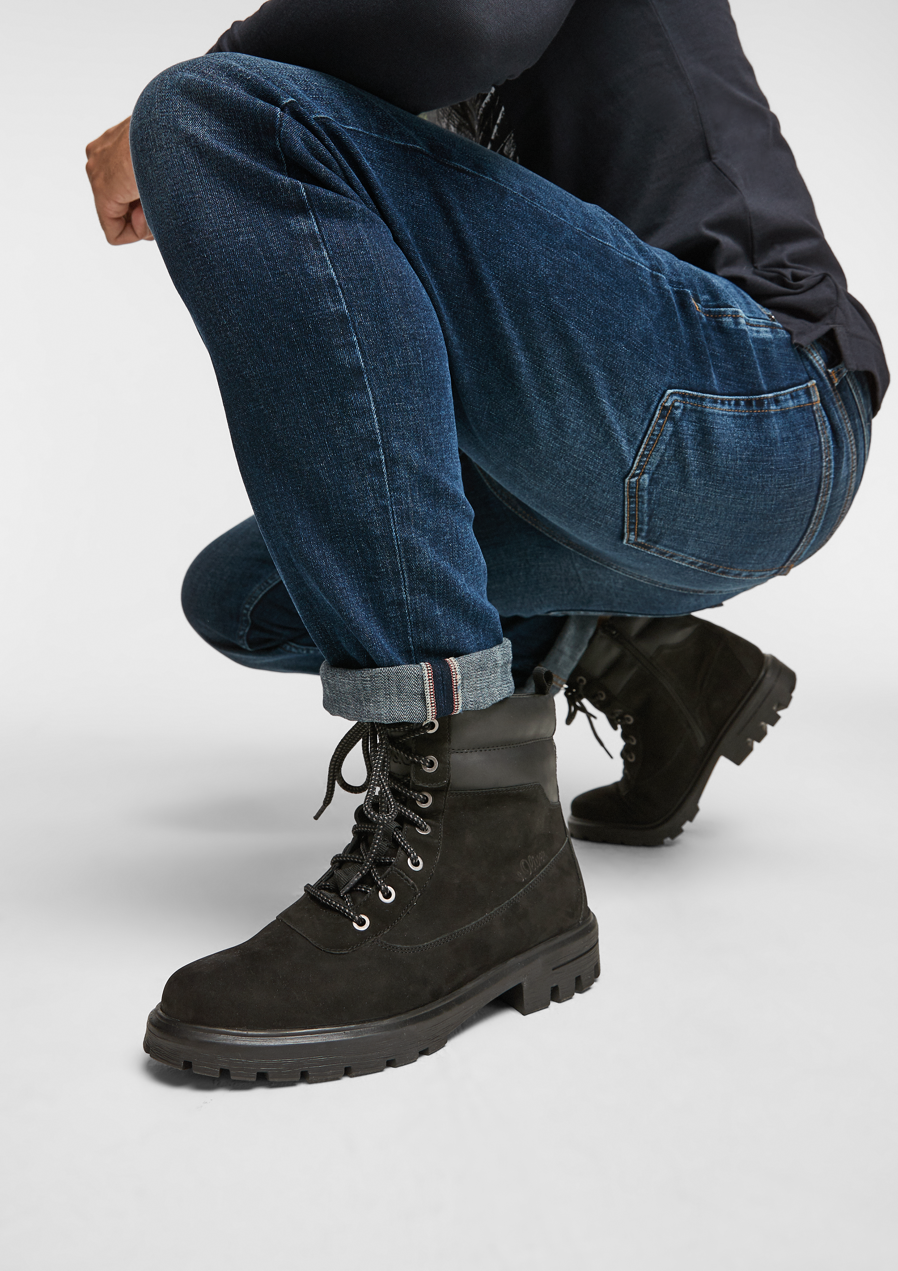 Herren Stiefel in schwarz von s.Oliver