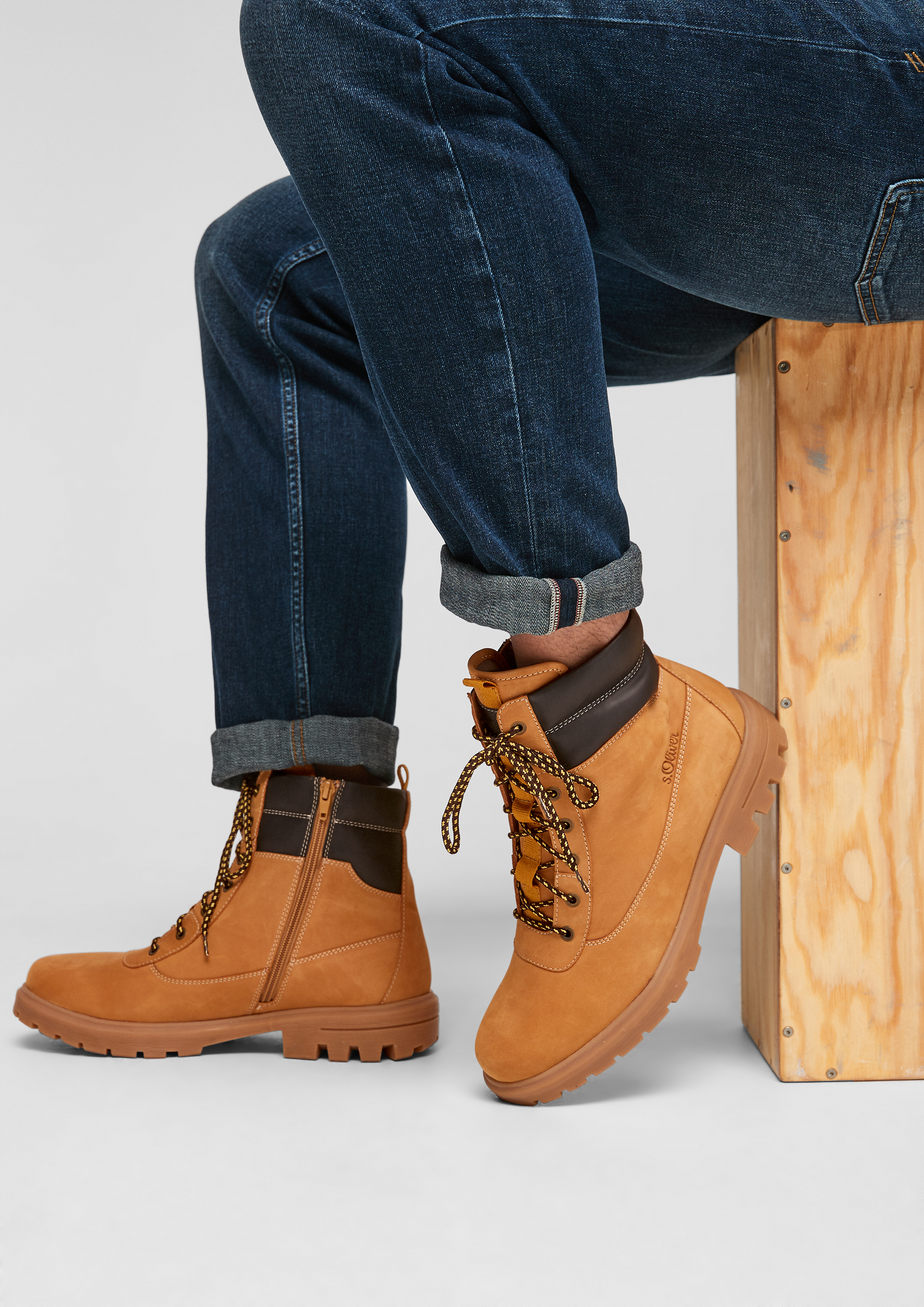 Herren Stiefel in gelb von s.Oliver