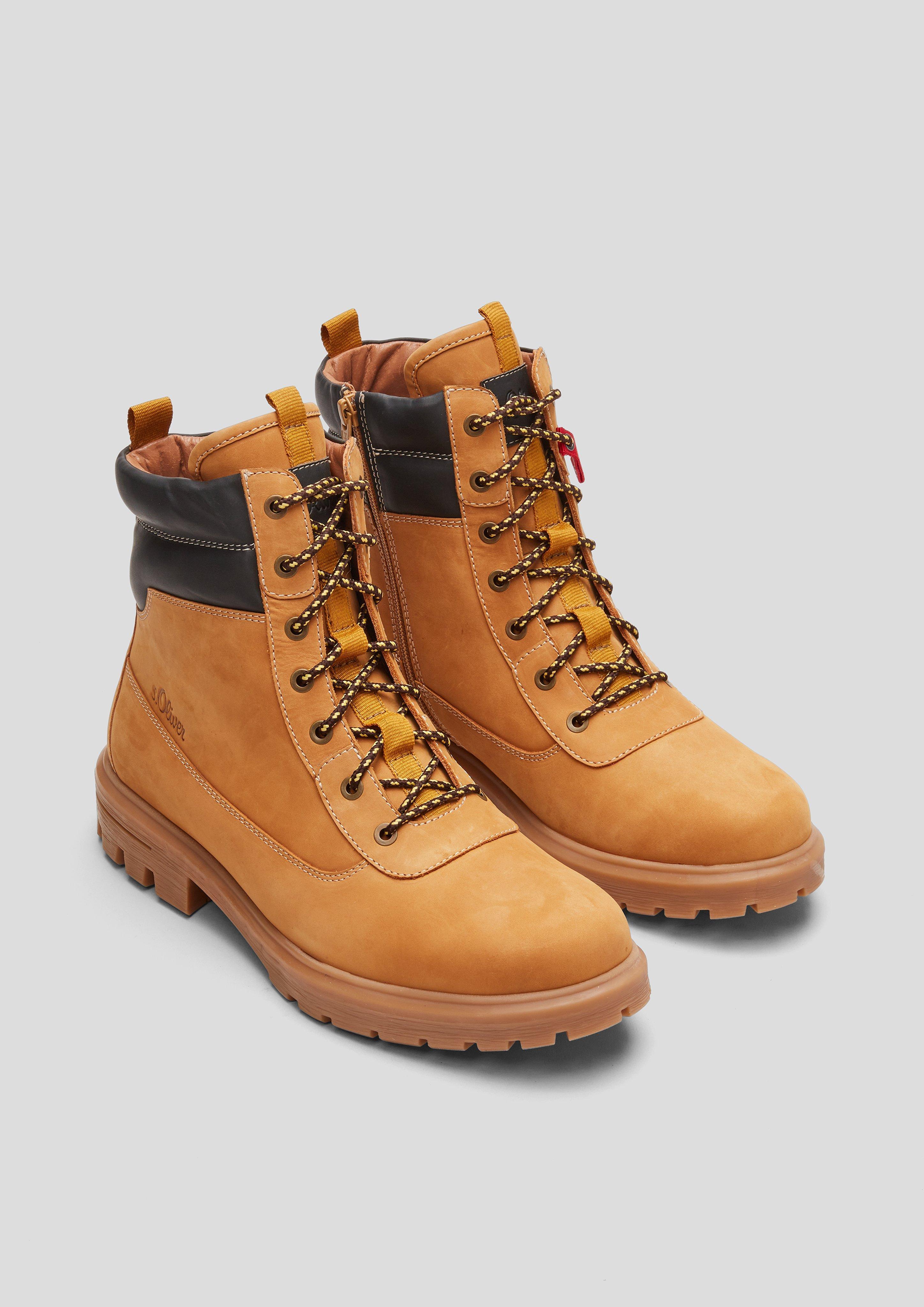 Herren Schnürstiefel aus Leder in  von s.Oliver