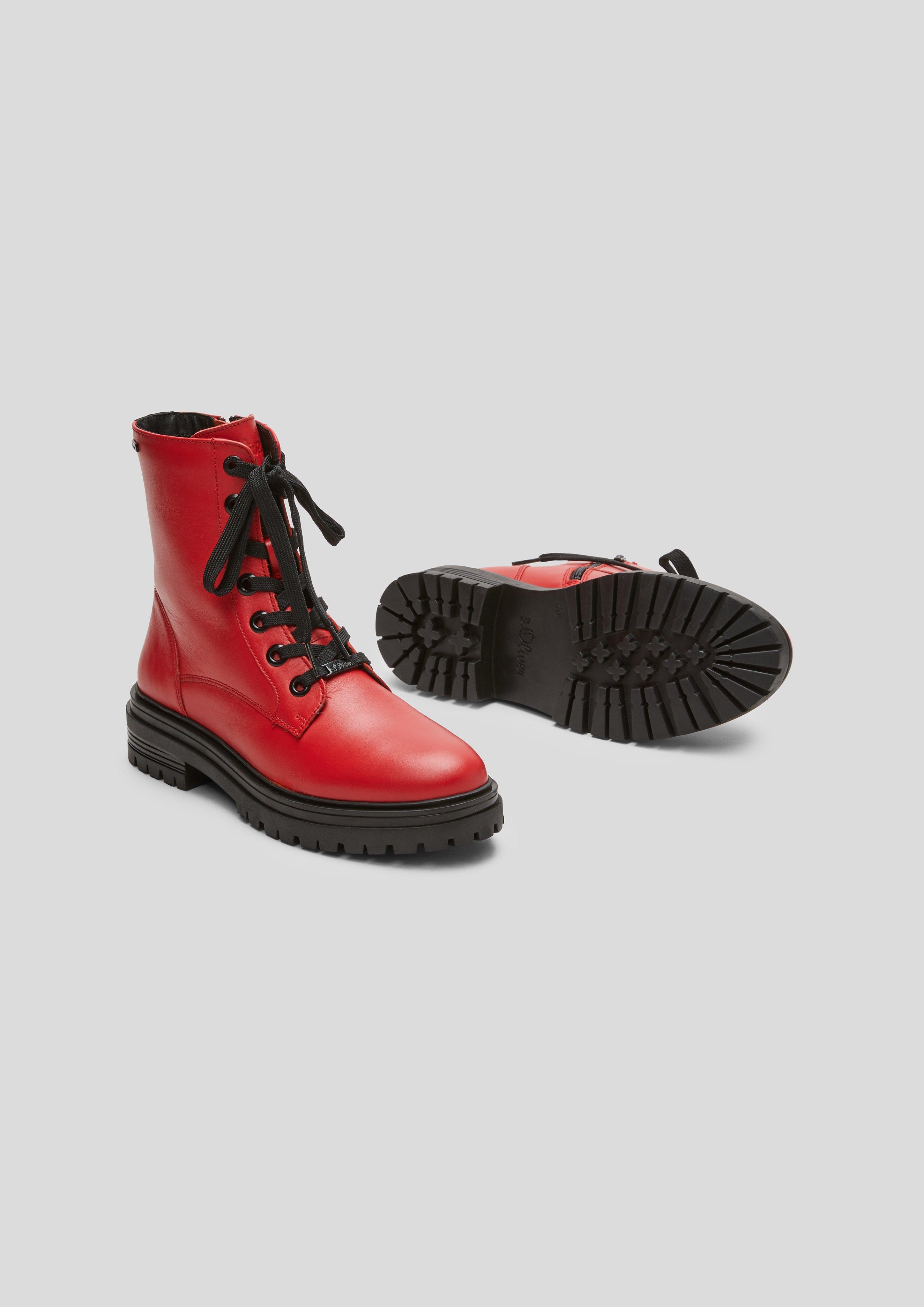 Damen Stiefeletten in rot von s.Oliver