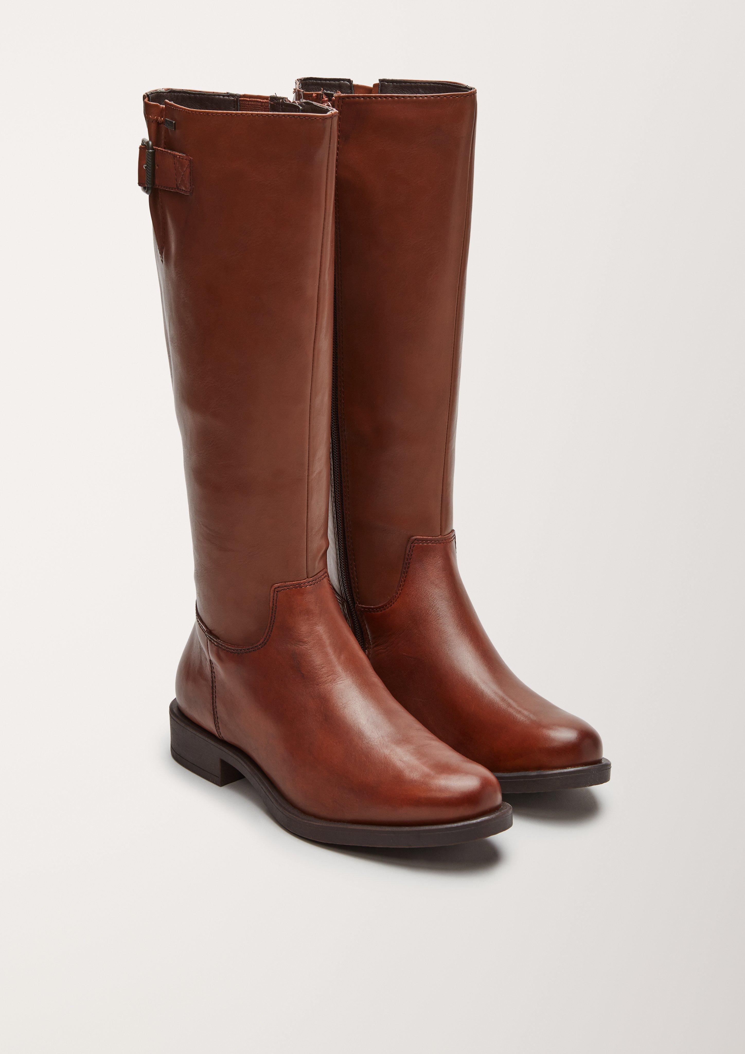 Damen Eleganter Glattleder-Stiefel in  von s.Oliver
