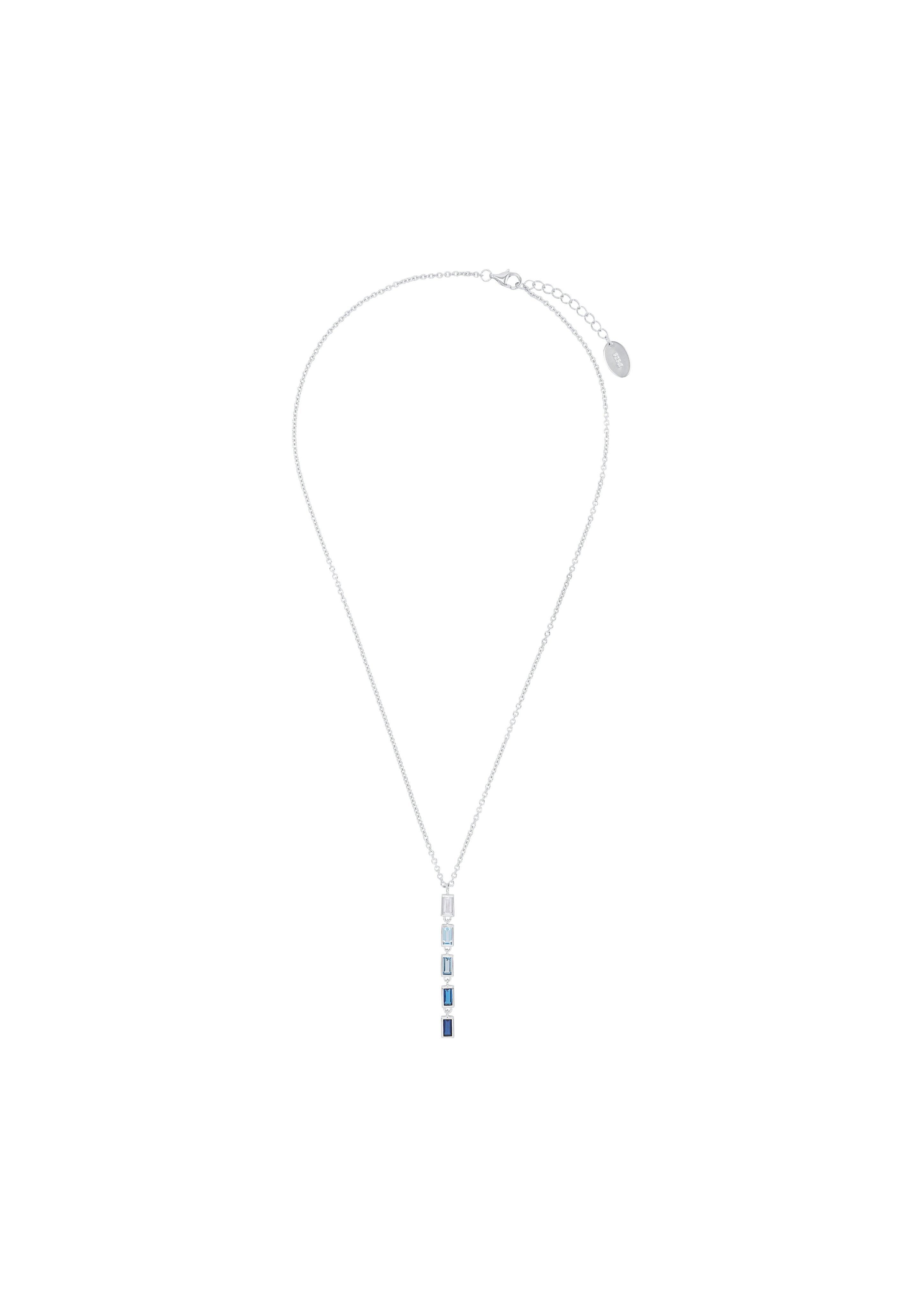 s.Oliver Y-Halskette mit Baguette-Anhänger
