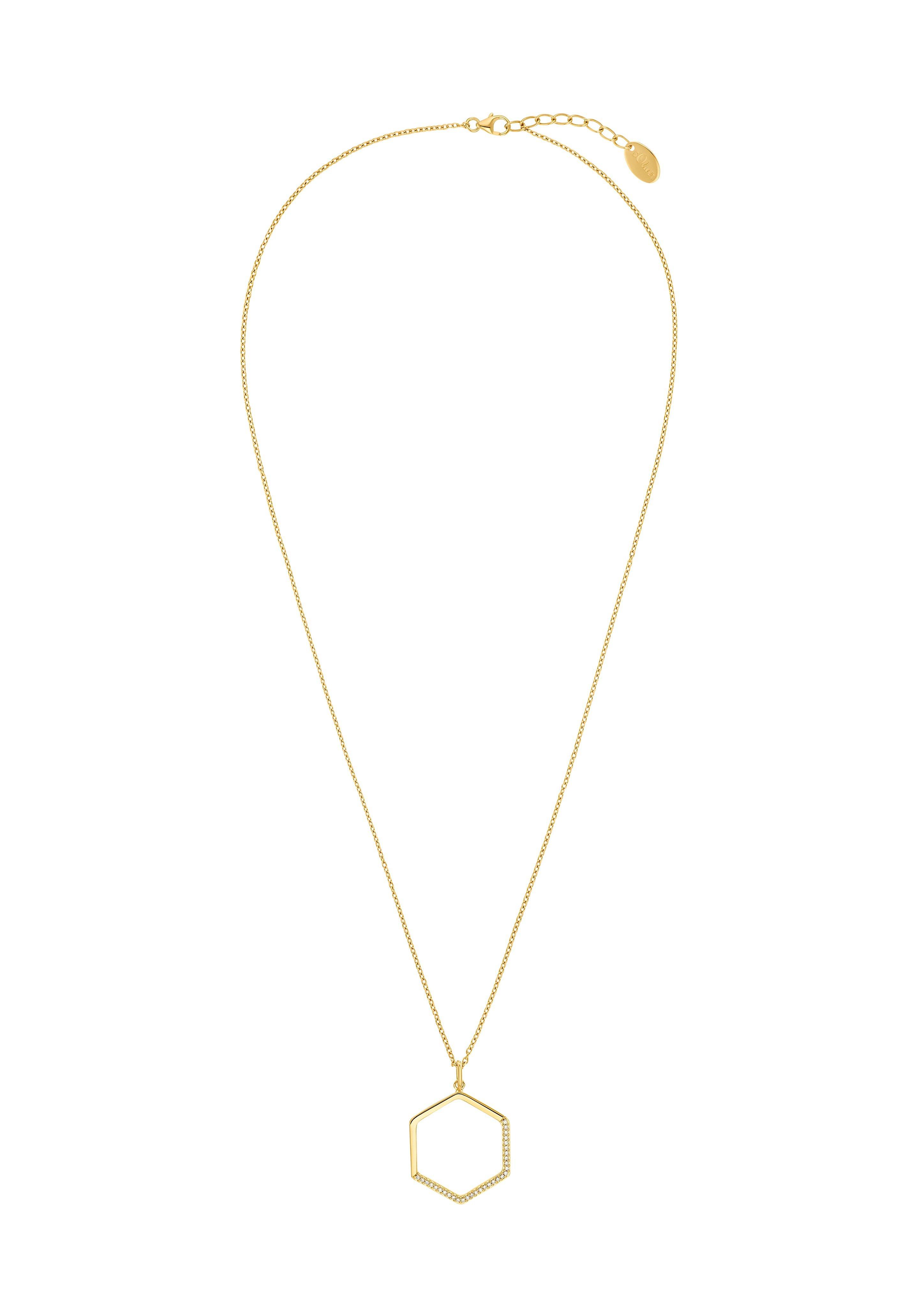 s.Oliver Halskette mit Waben-Anhänger