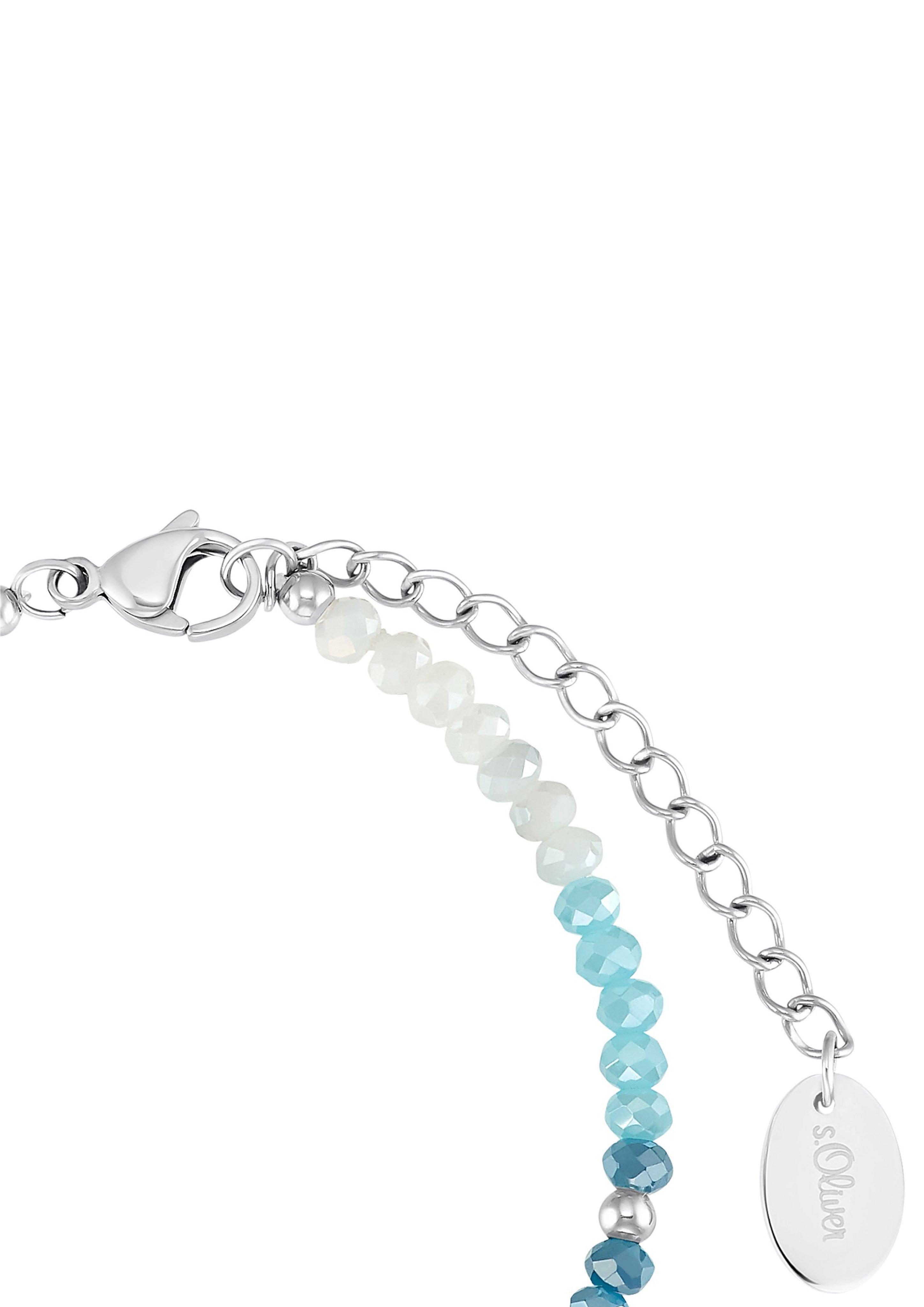 s.Oliver Perlenarmband aus Edelstahl