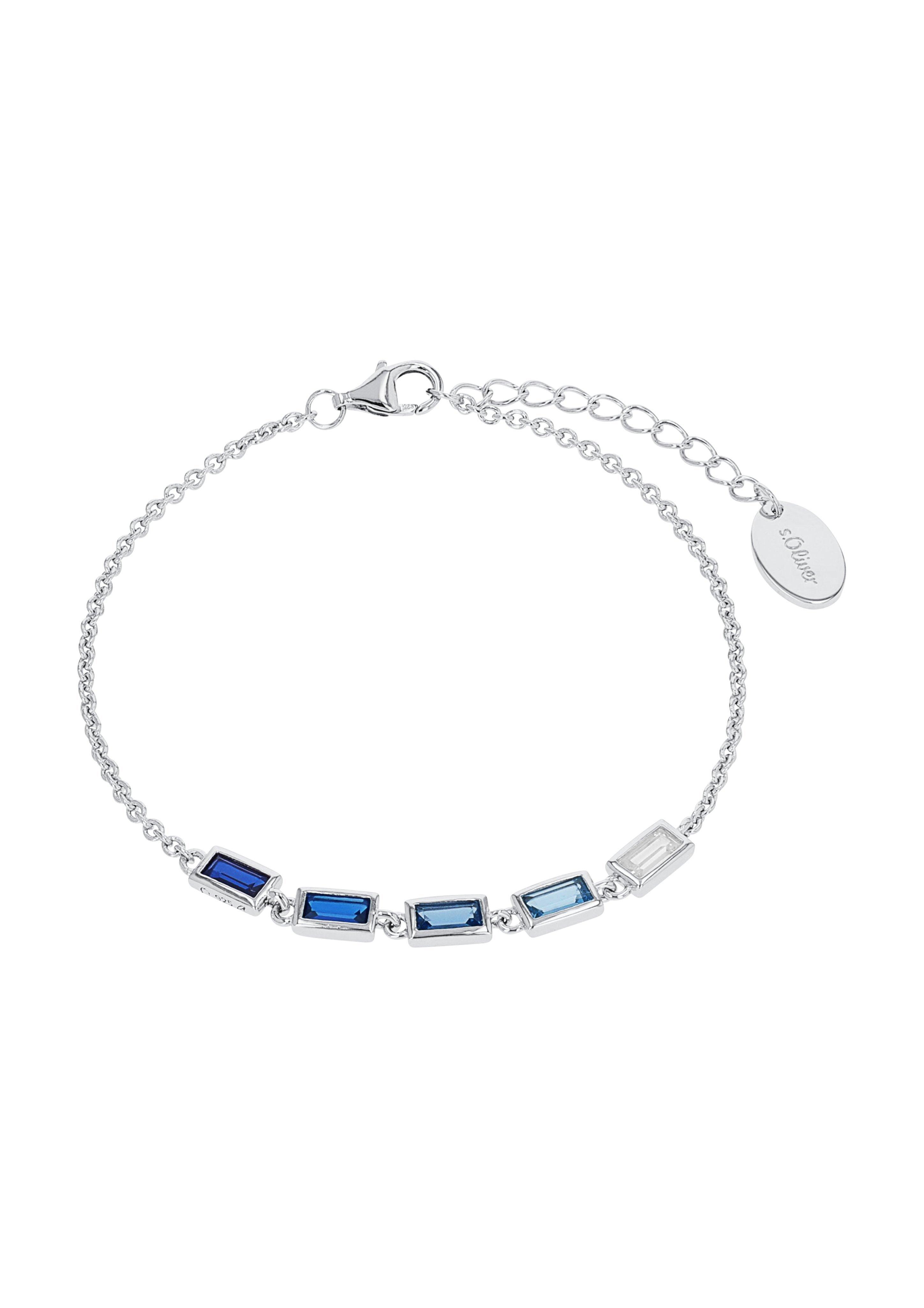 S.Oliver Silber-Armband mit Zirkonia