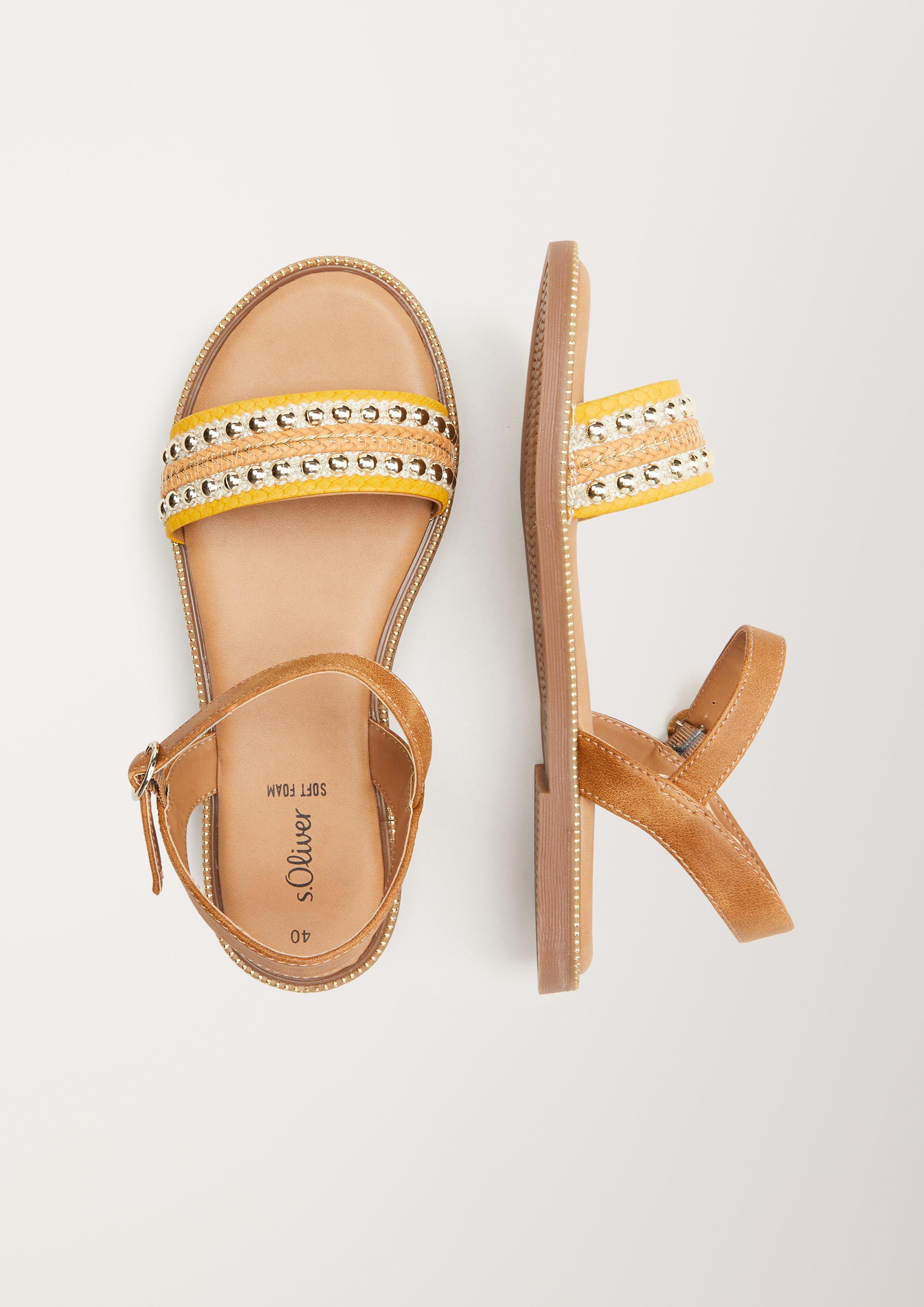 s.Oliver Sandalen mit Schmucksteinchen