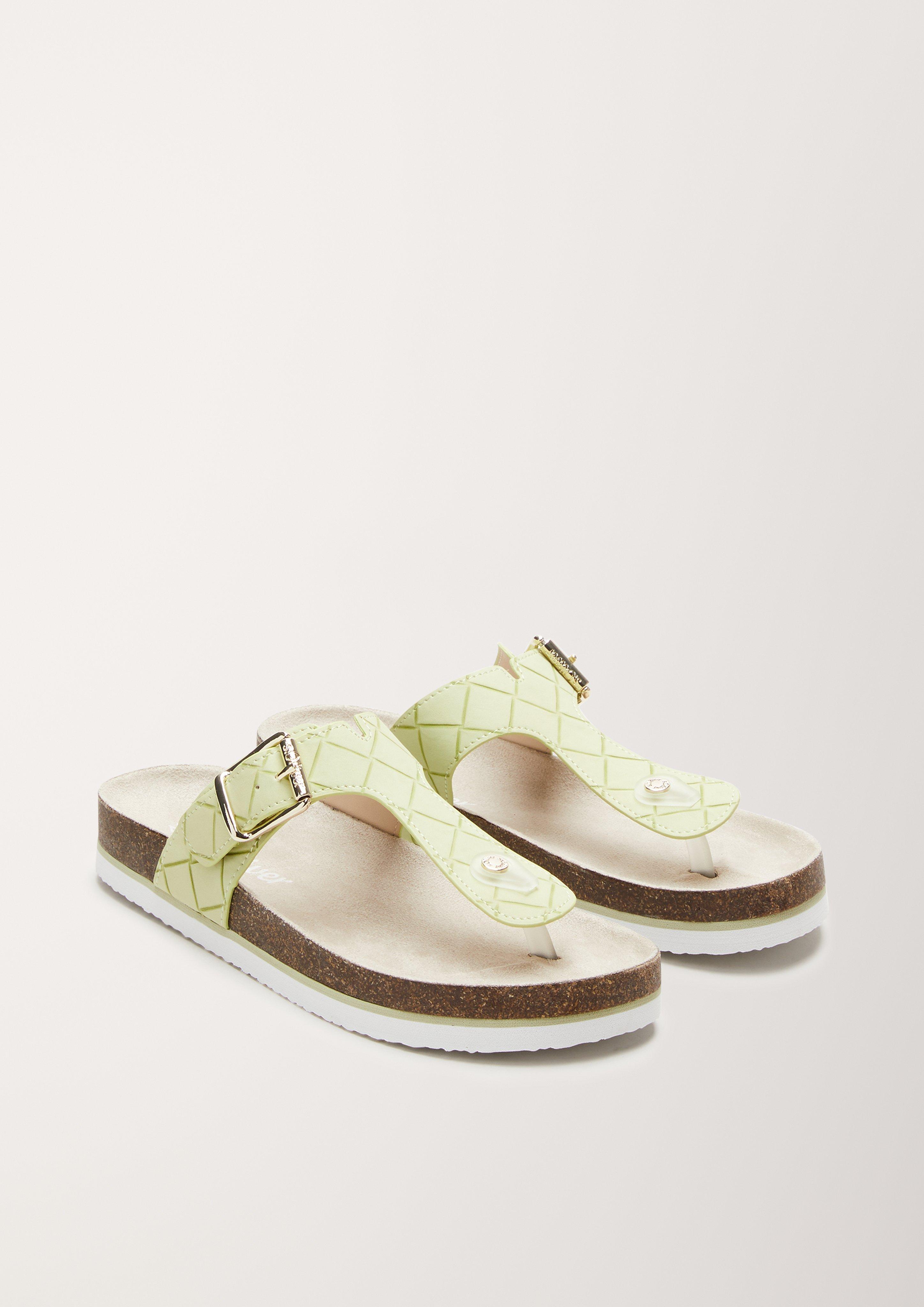 S.Oliver Sandalen in Lackleder-Optik