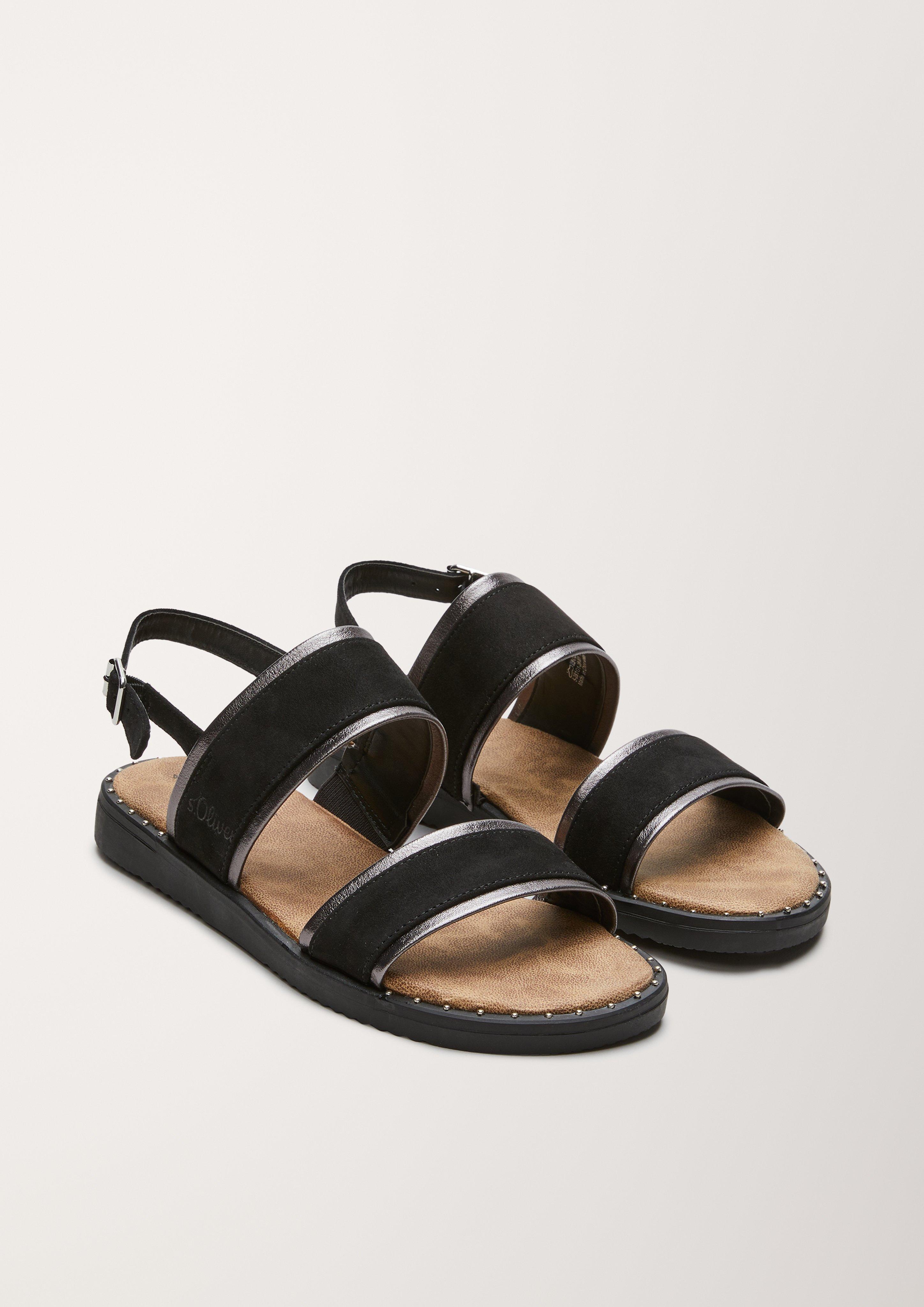 S.Oliver Vegane Sandalen mit Metallic