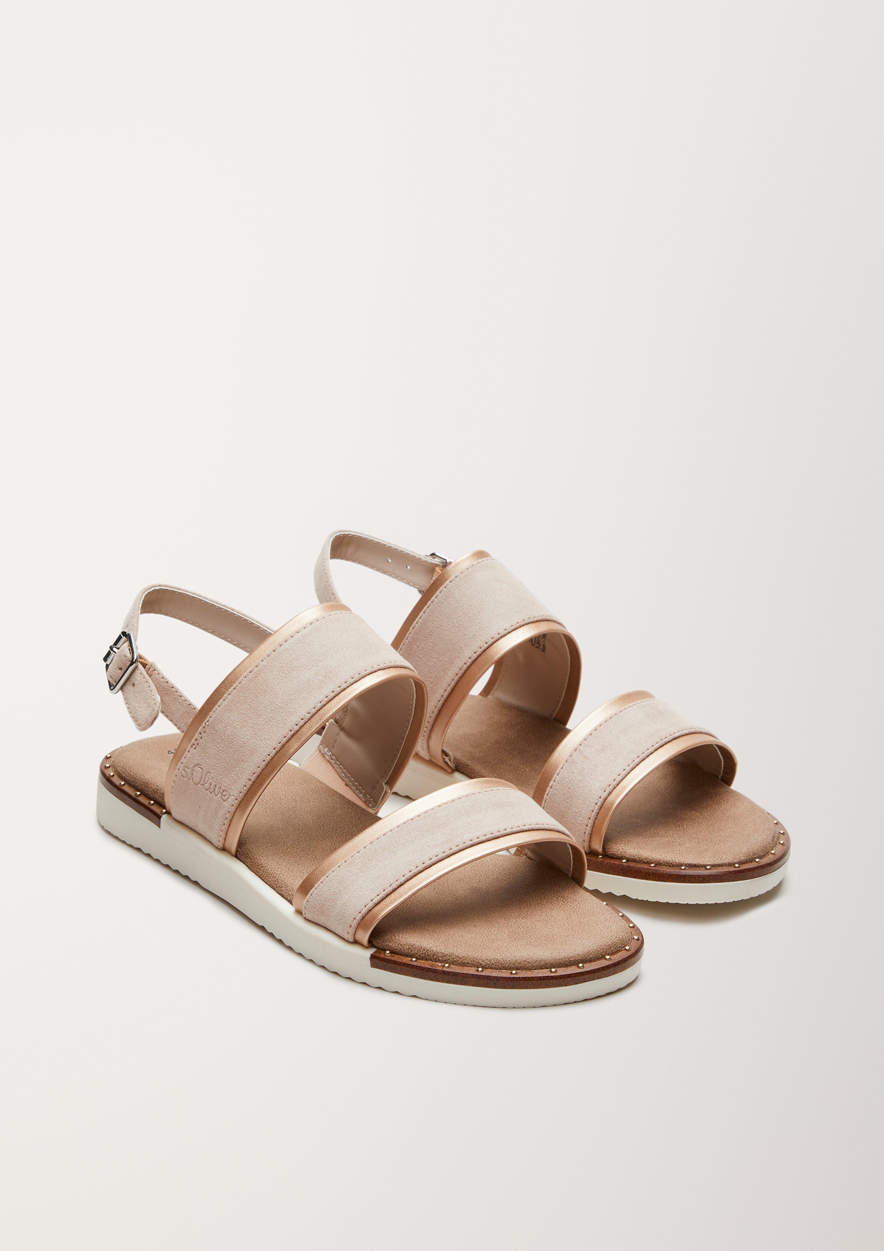 S.Oliver Vegane Sandalen mit Metallic