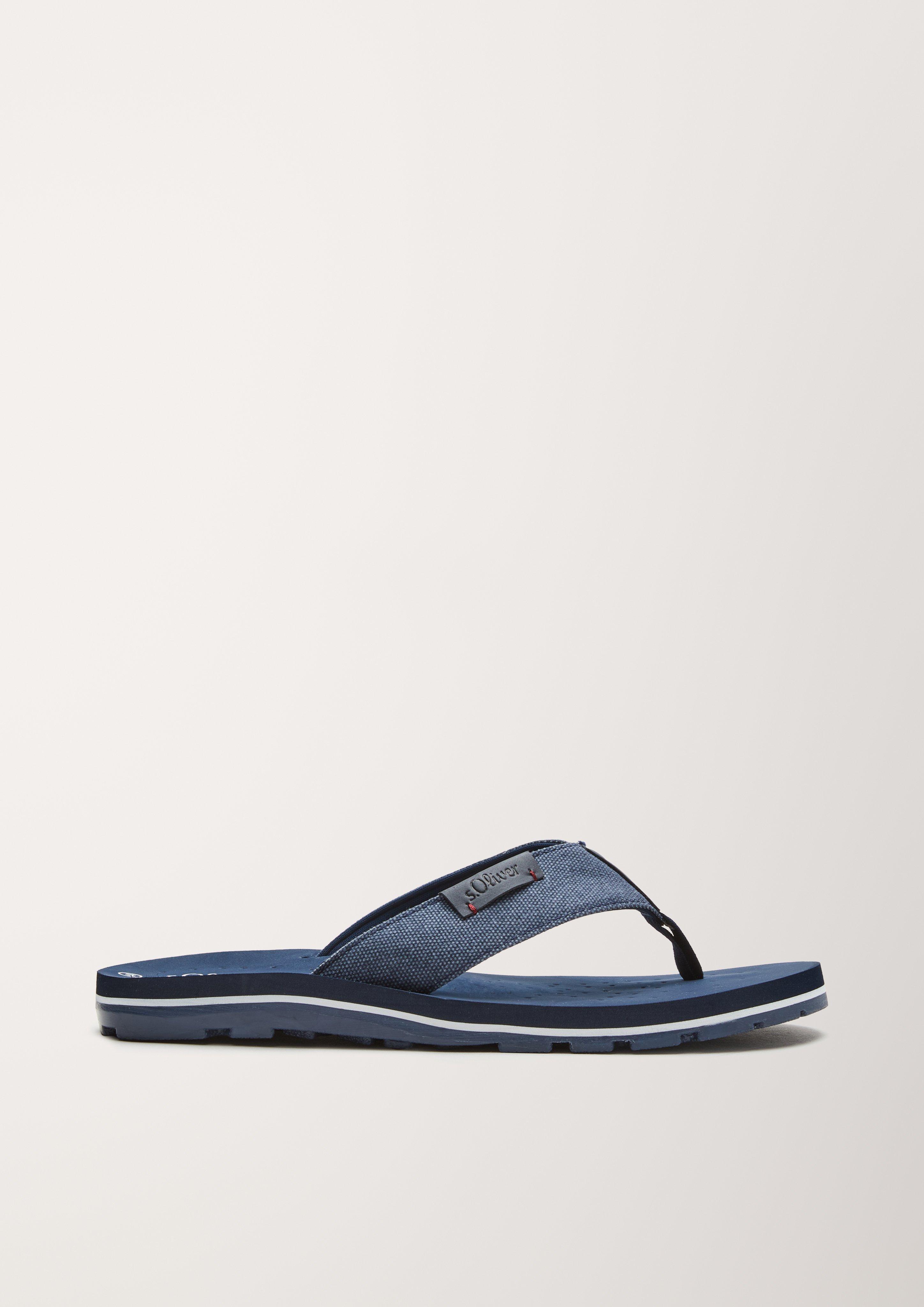 Damen Pantoletten in blau von s.Oliver