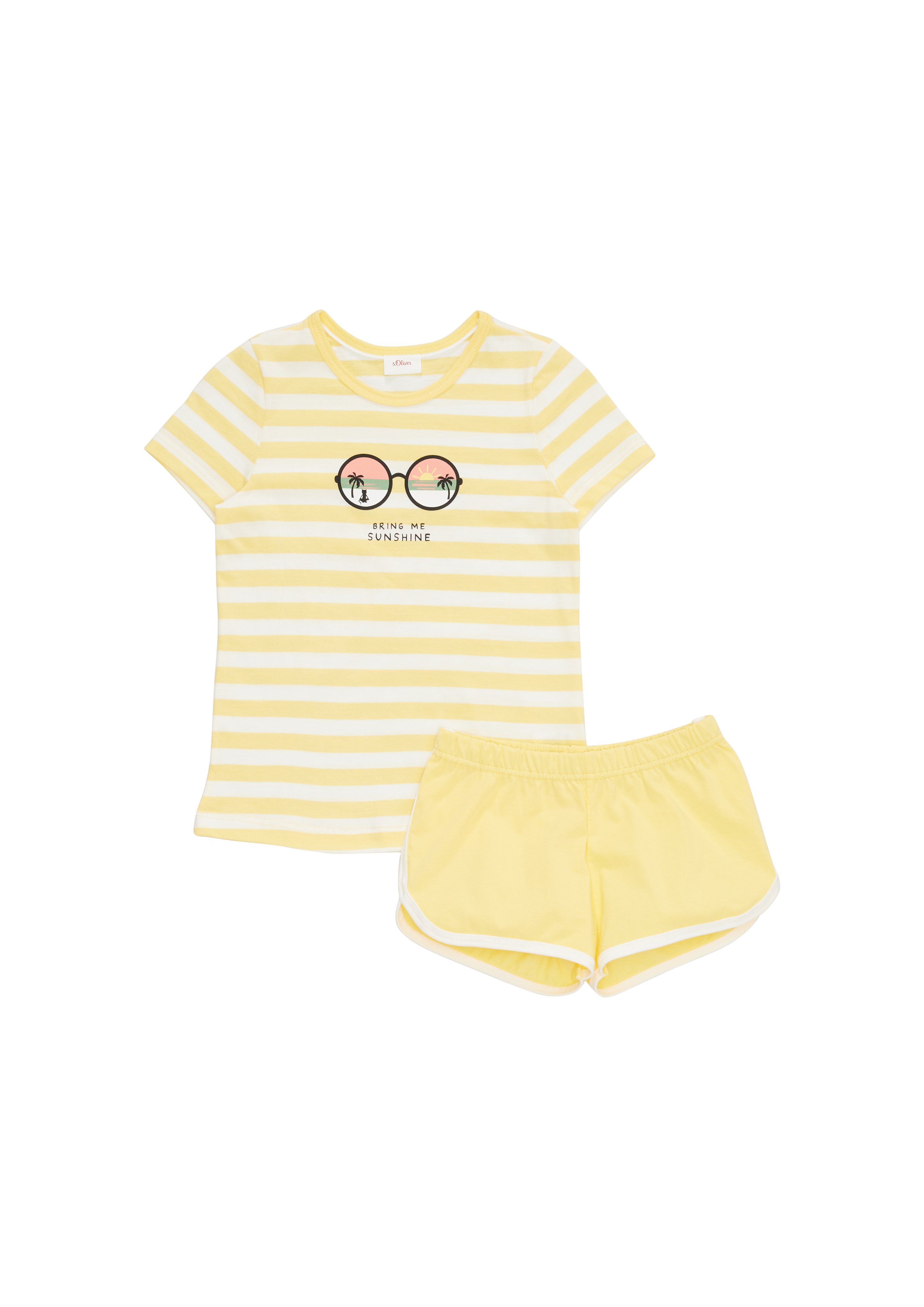 Korte pyjama met strepen