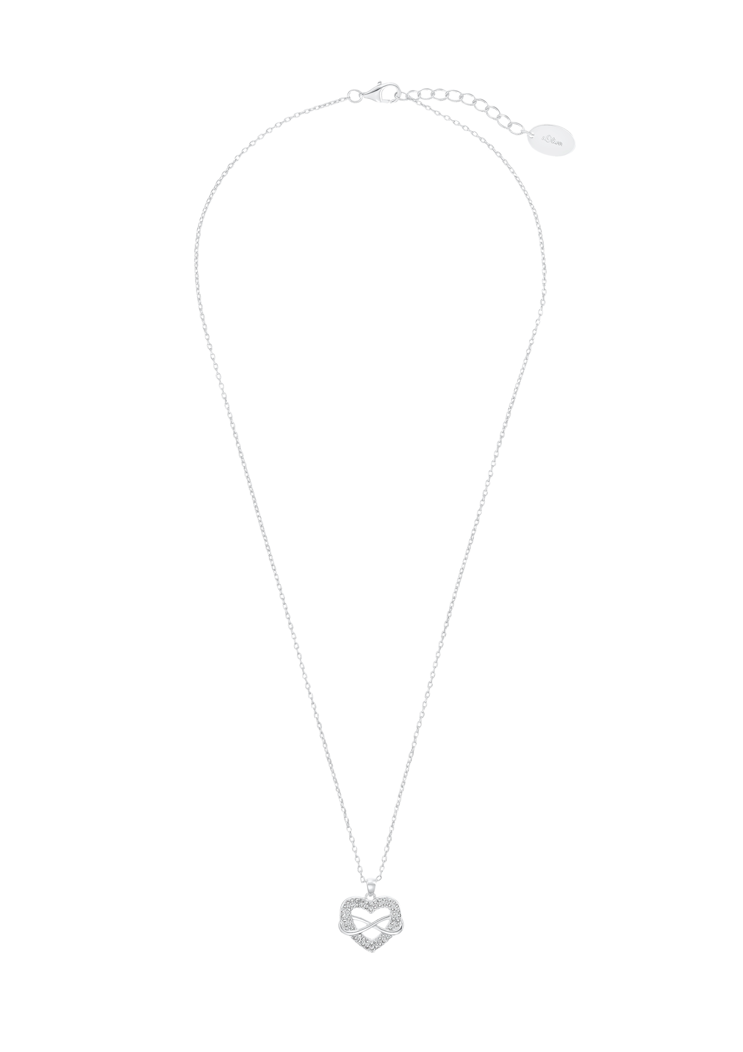 s.Oliver Halsschmuck rhodiniert Silber 925