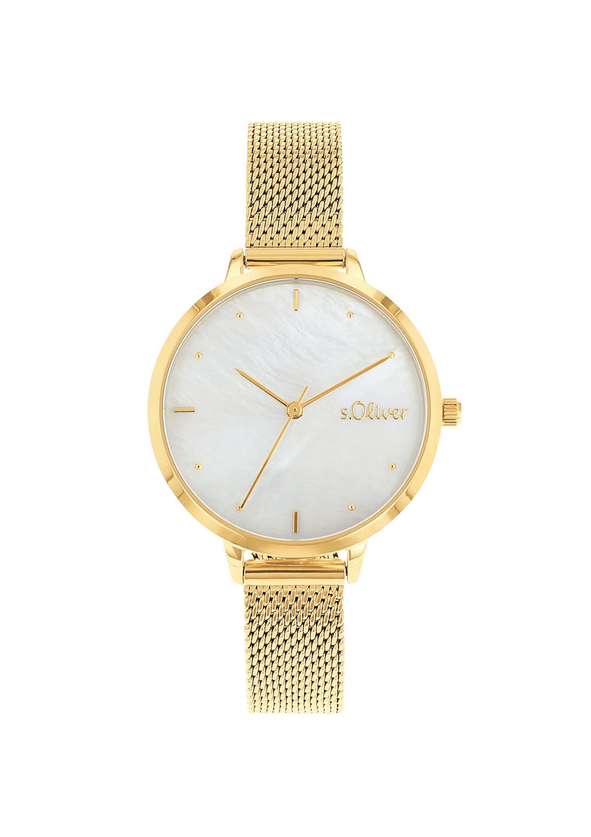 s.Oliver Klassische Milanaise-Armbanduhr