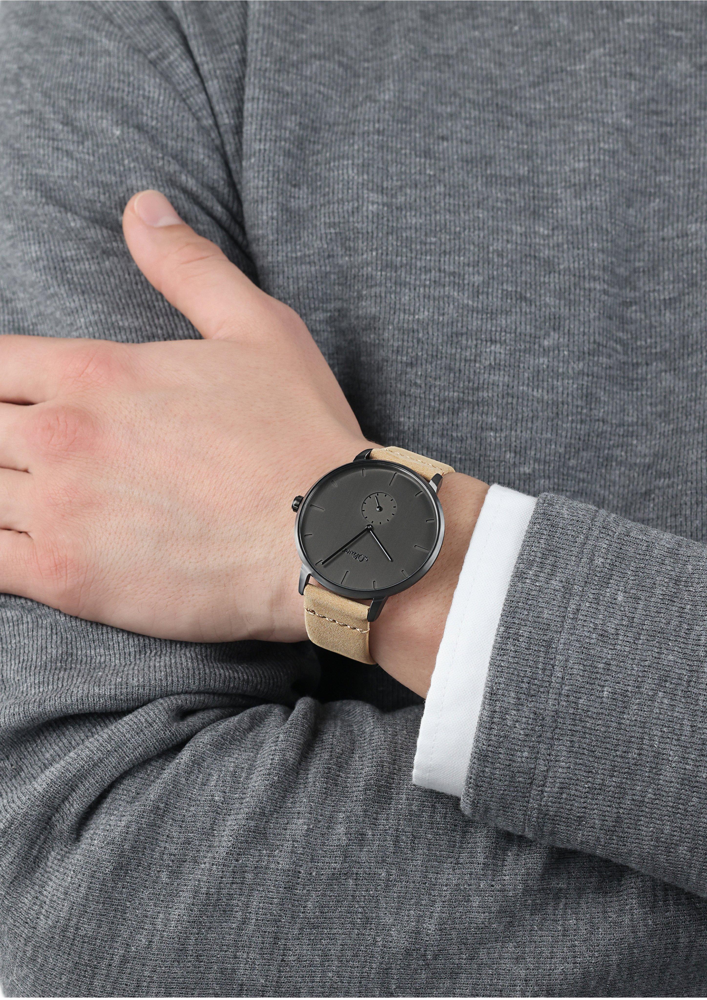s.Oliver Uhr mit Lederarmband