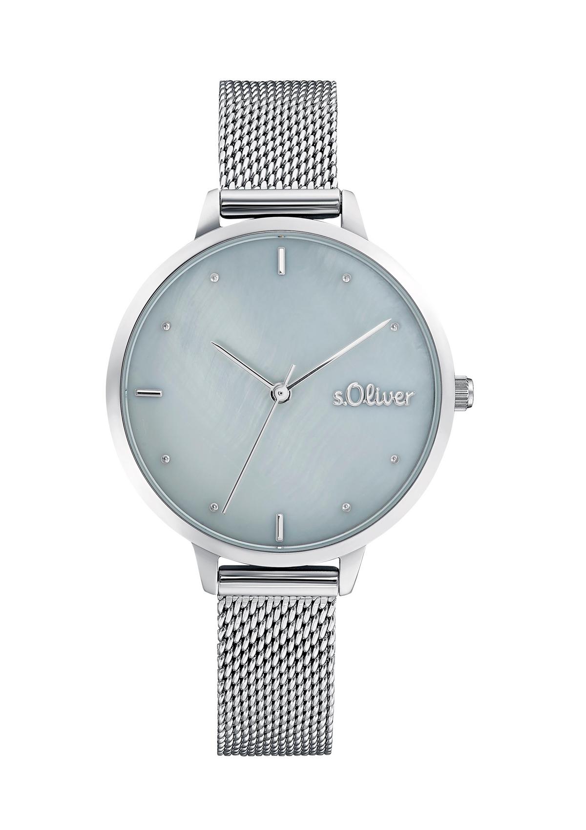 s.Oliver Klassische Milanaise-Armbanduhr