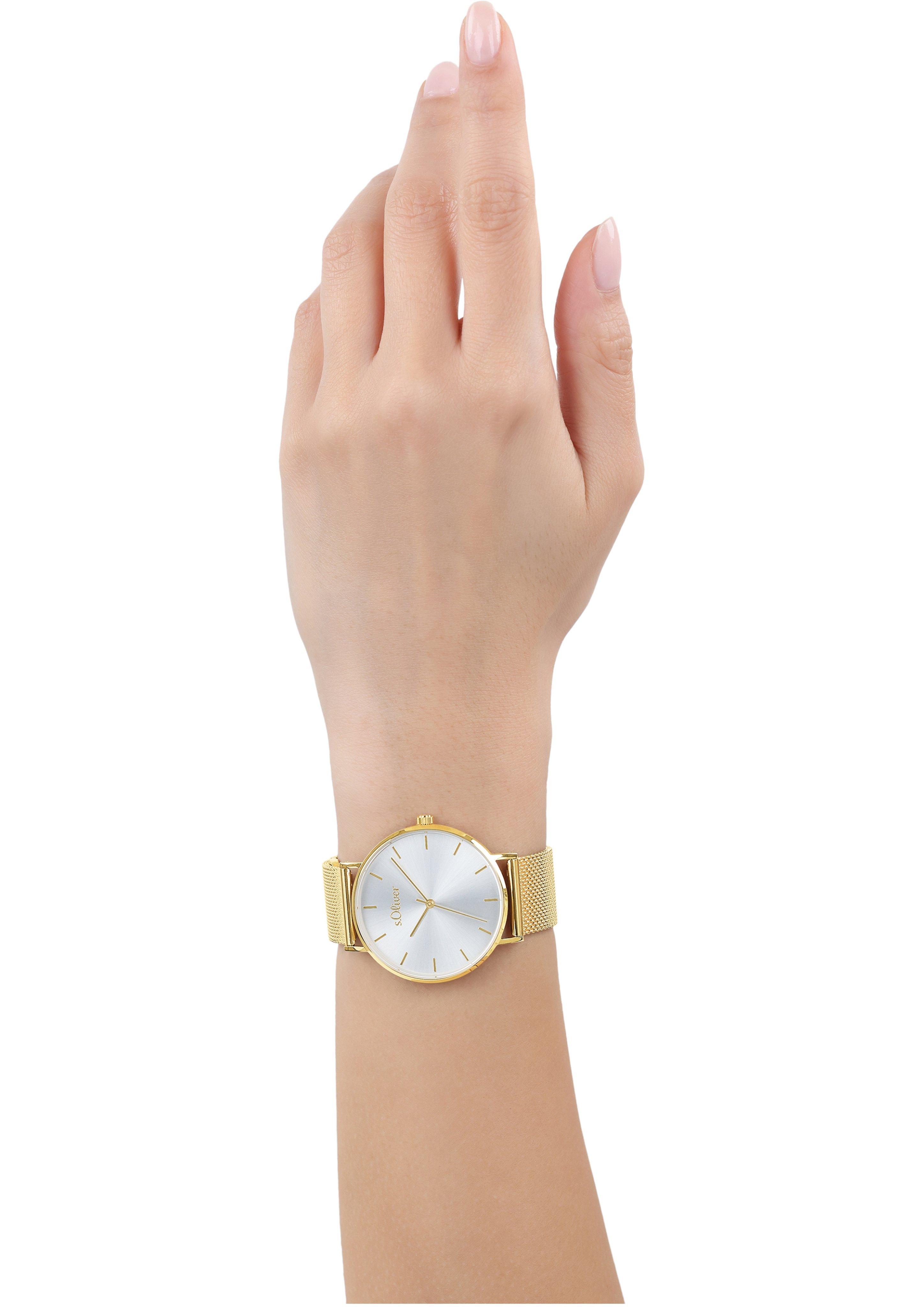 s.Oliver Armbanduhr aus Edelstahl