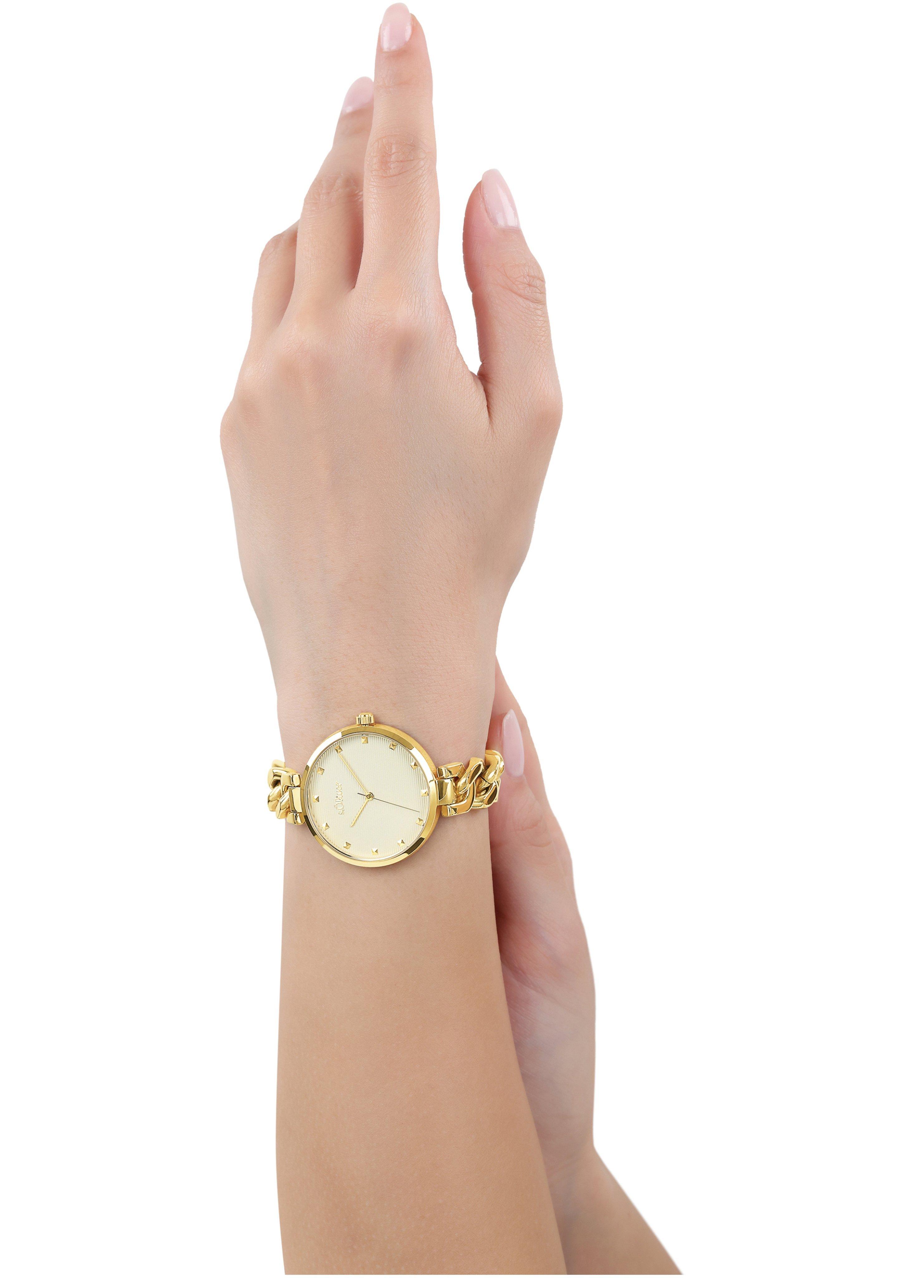 s.Oliver Armbanduhr mit Gliederarmband