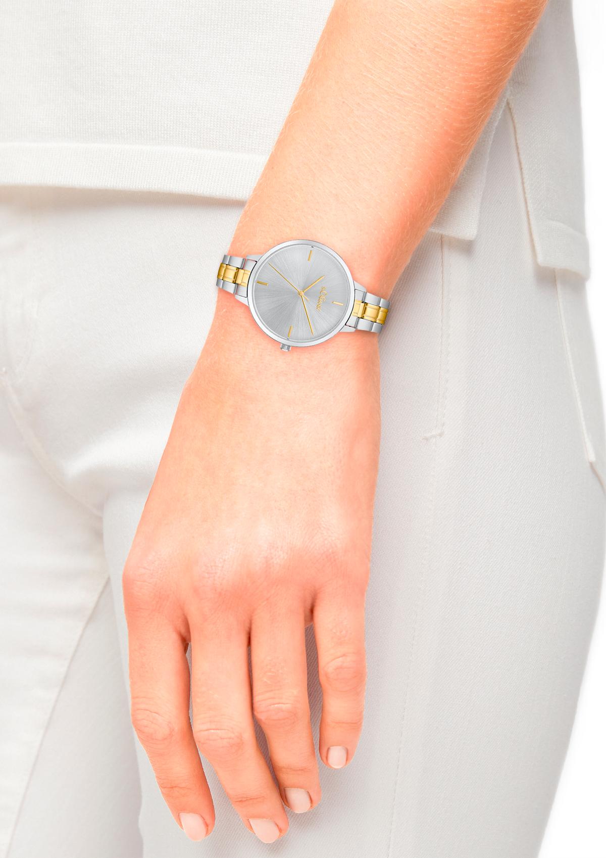 s.Oliver Uhr mit zweifarbigem Armband