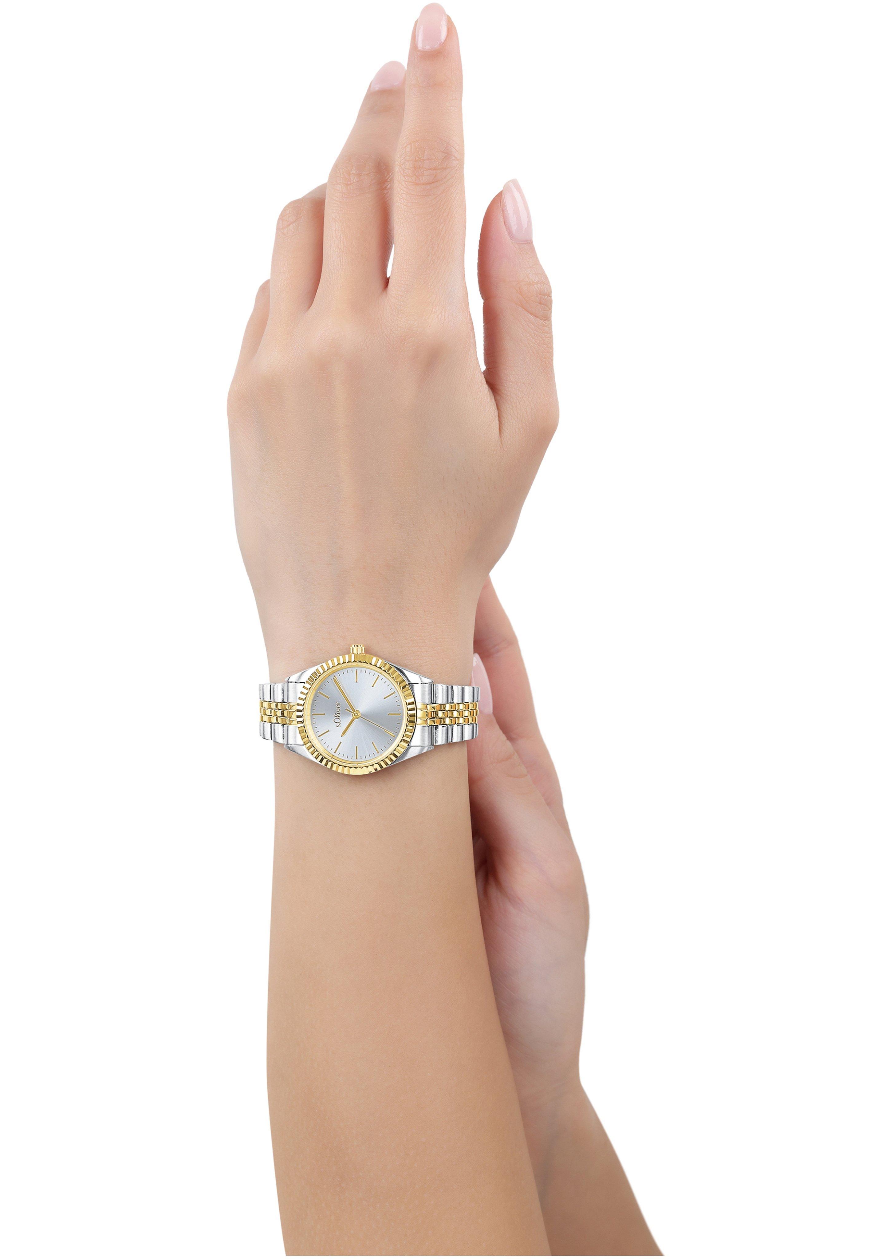 s.Oliver Edelstahluhr mit Gliederband