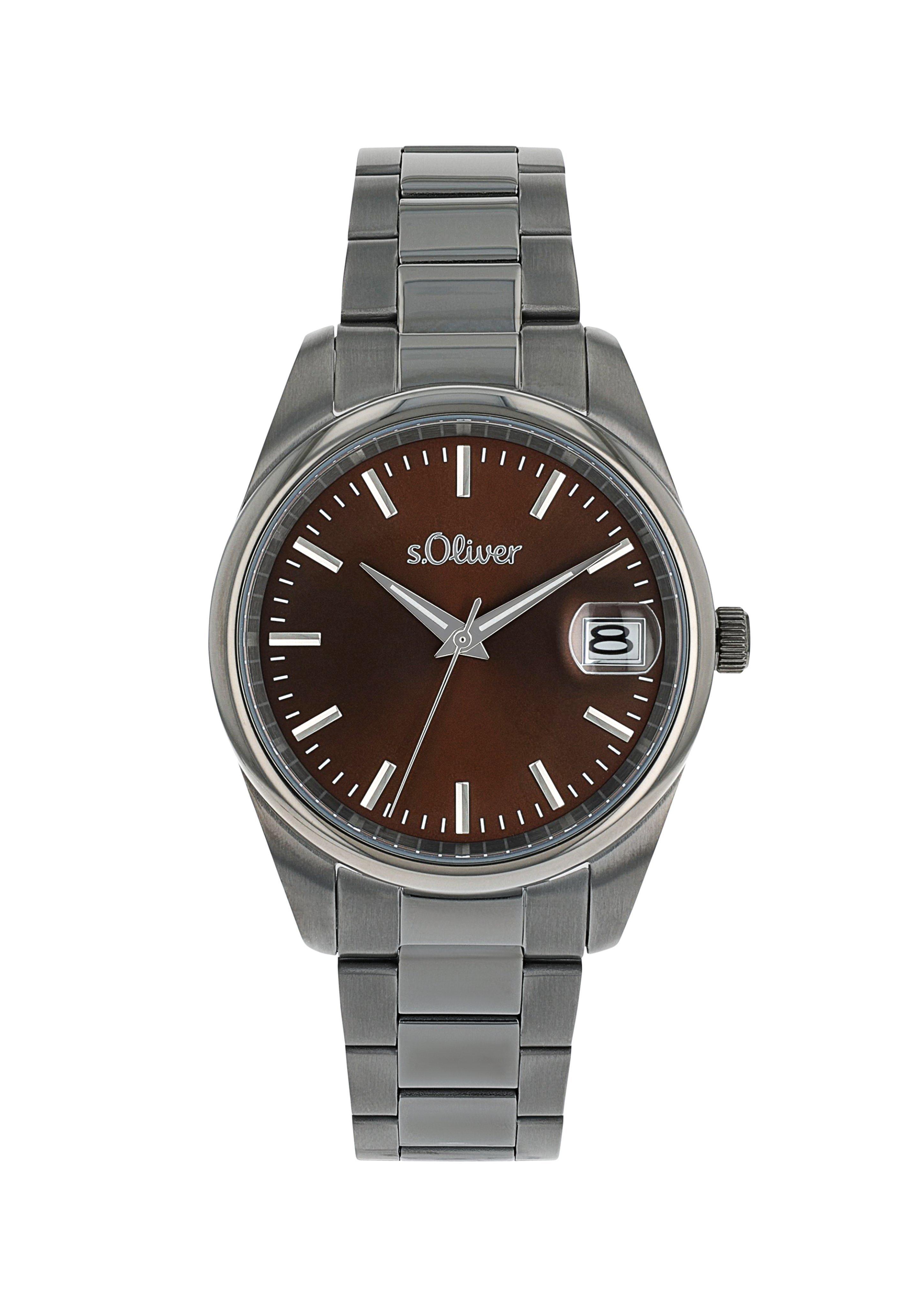 S.Oliver Morderne Uhr mit Gliederarmband