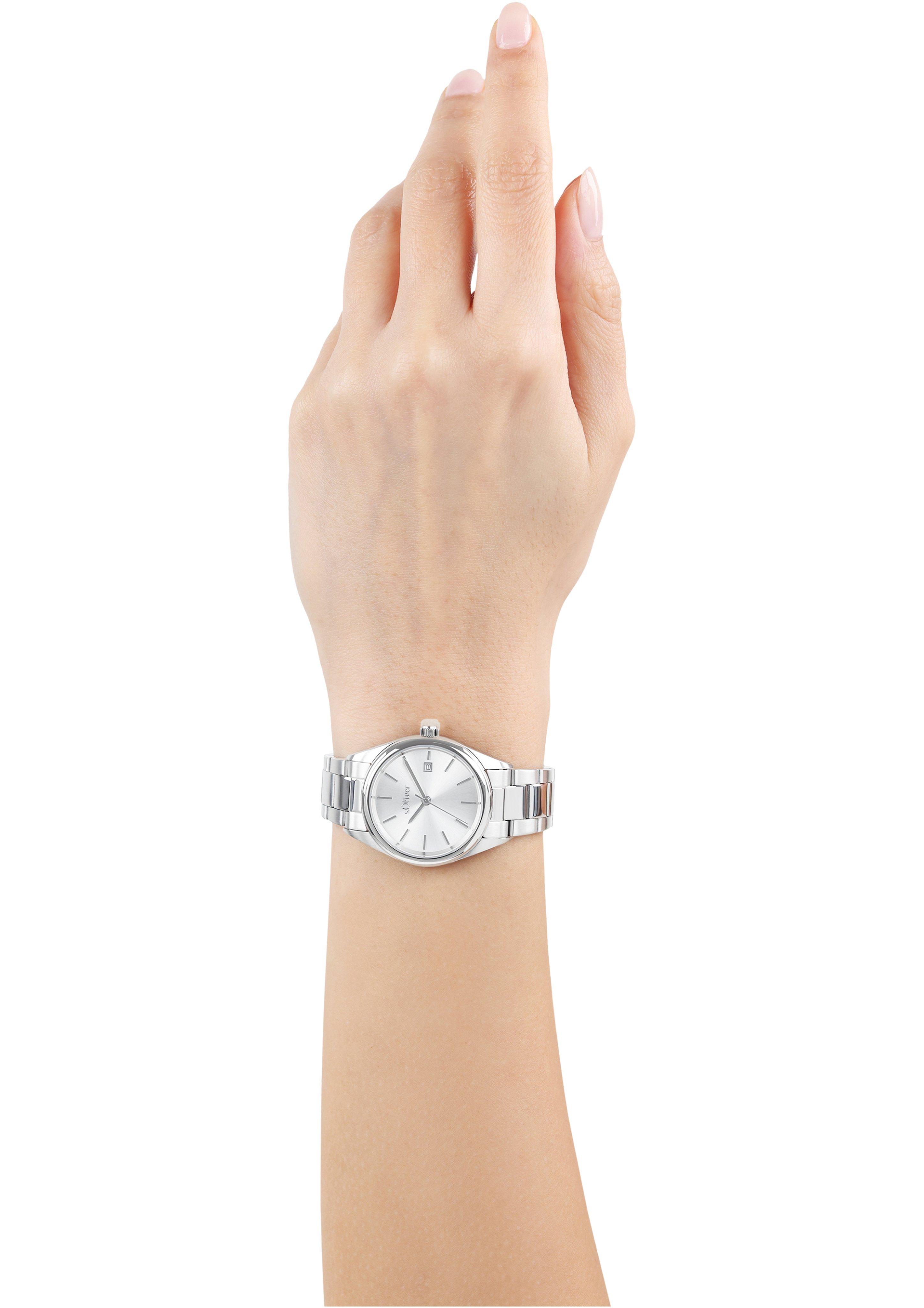 s.Oliver Klassische Edelstahluhr