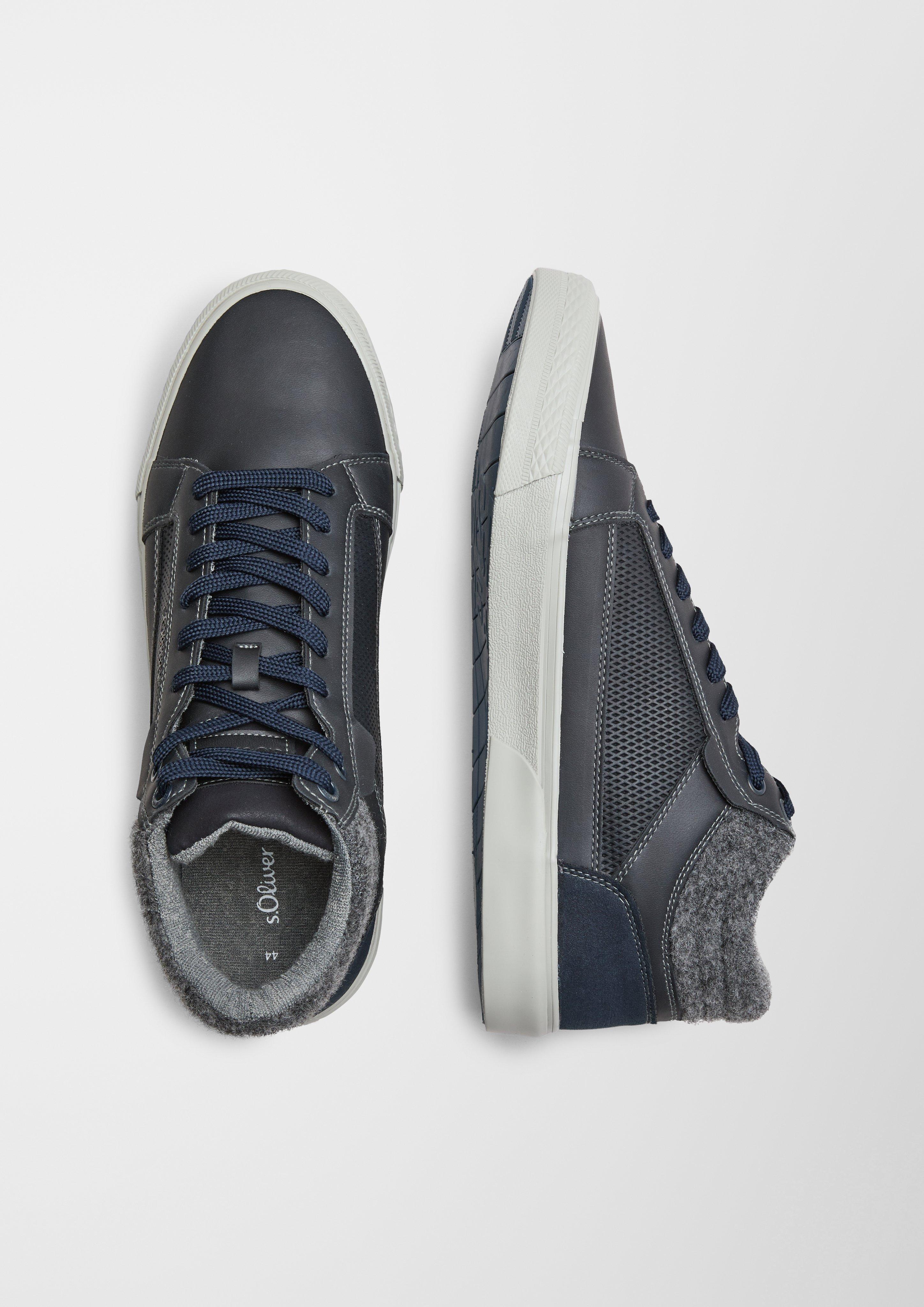 s.Oliver High Sneaker im Materialmix