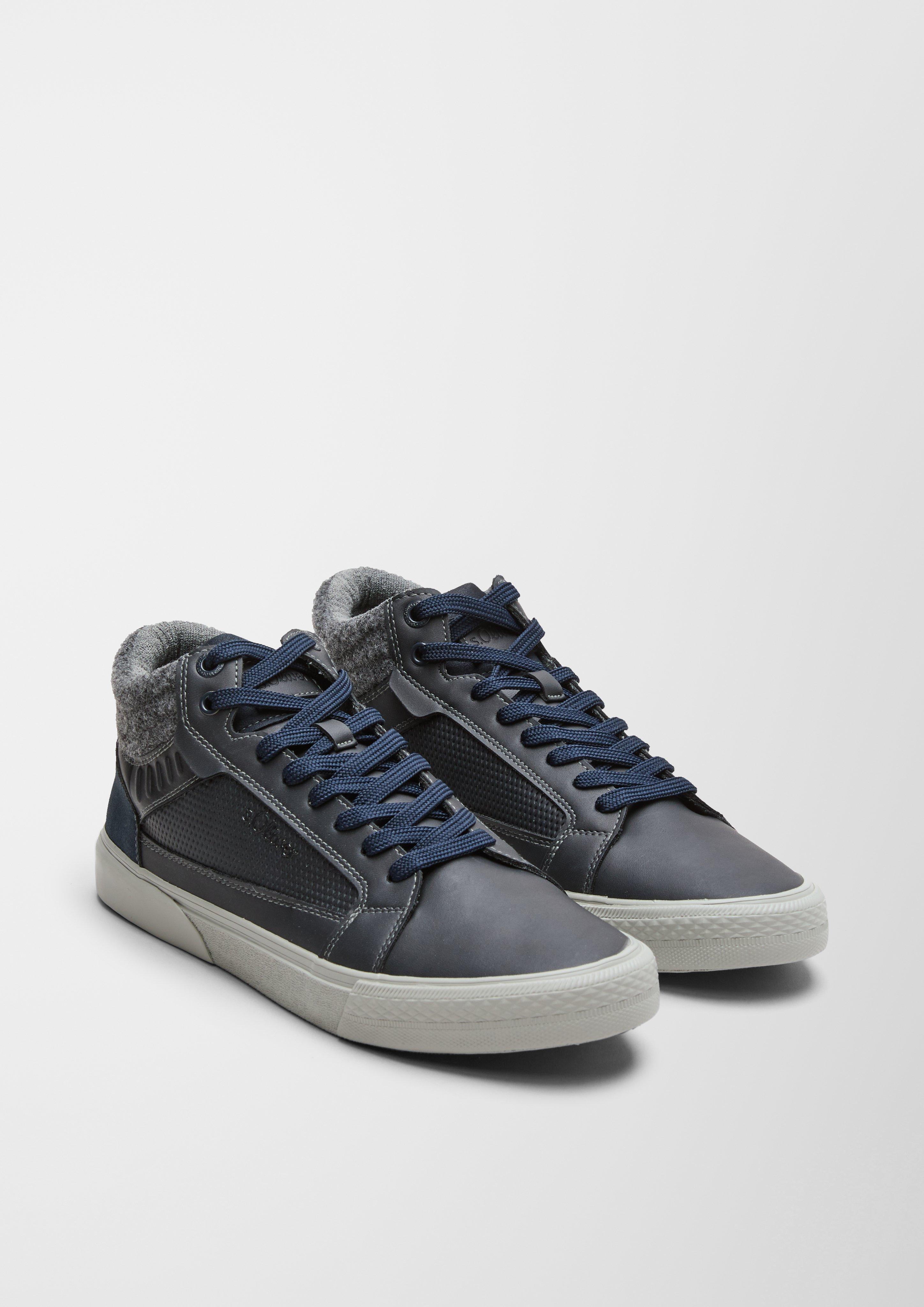 S.Oliver High Sneaker im Materialmix