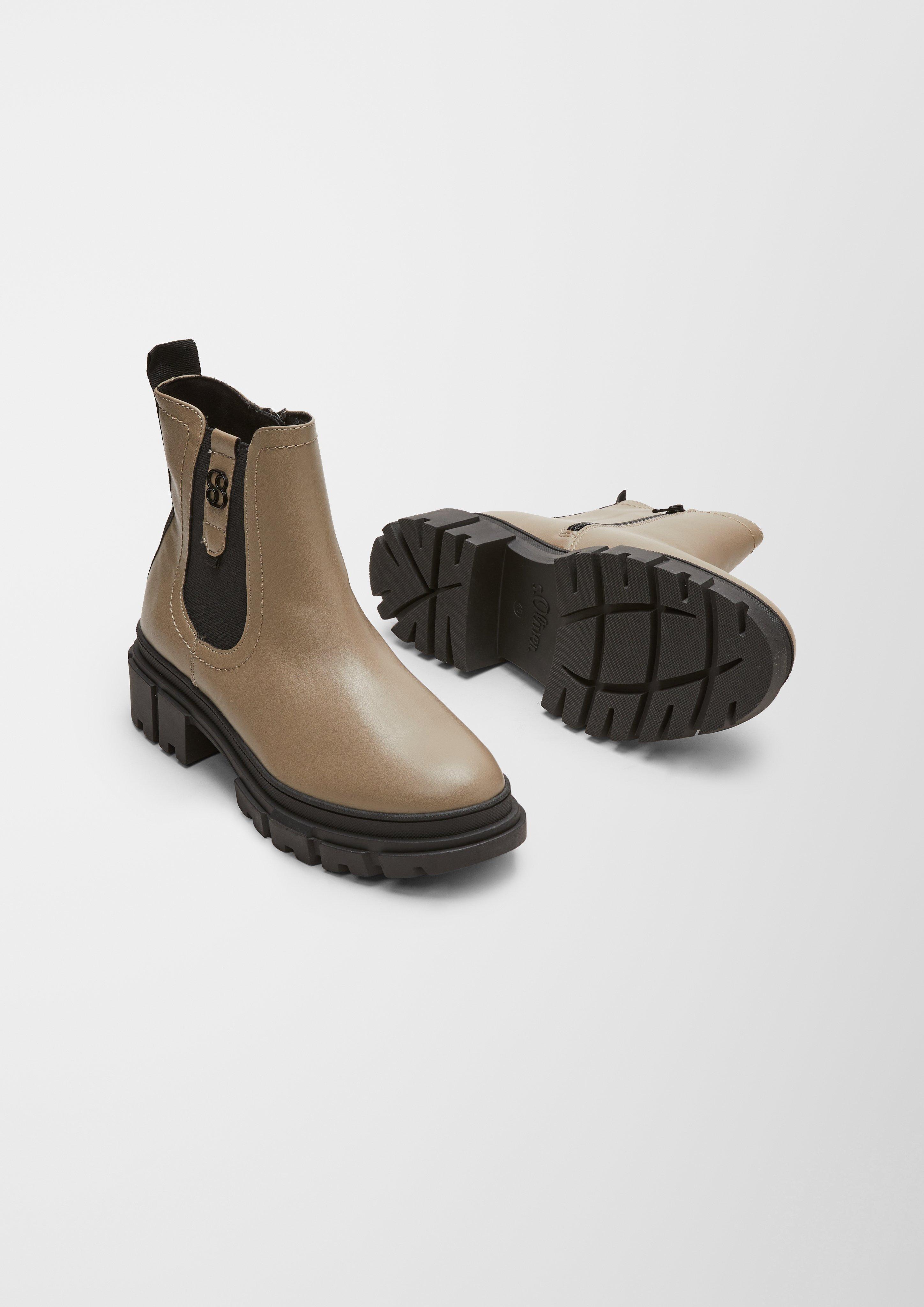 s.Oliver Chelsea Boots aus Lederimitat