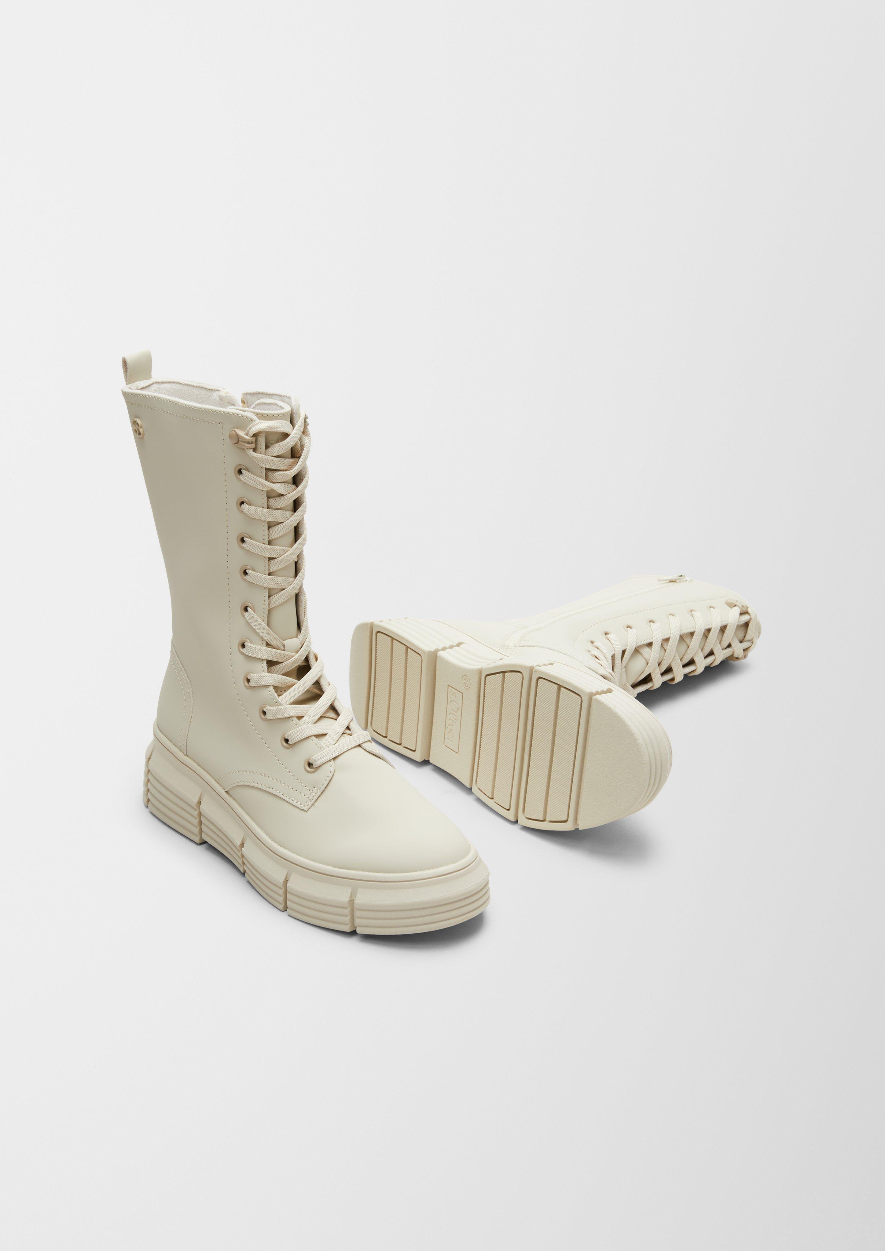 s.Oliver Stiefel mit Schnürung