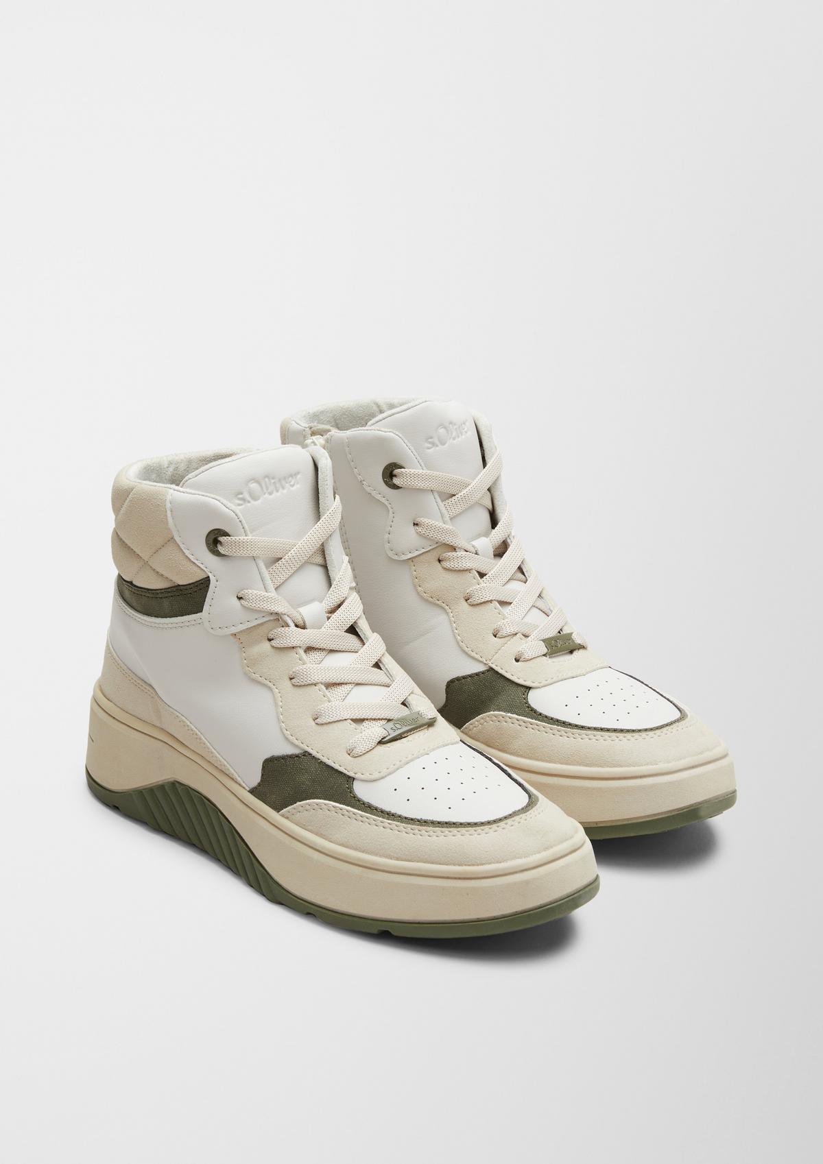 s.Oliver High Sneaker im Fabricmix