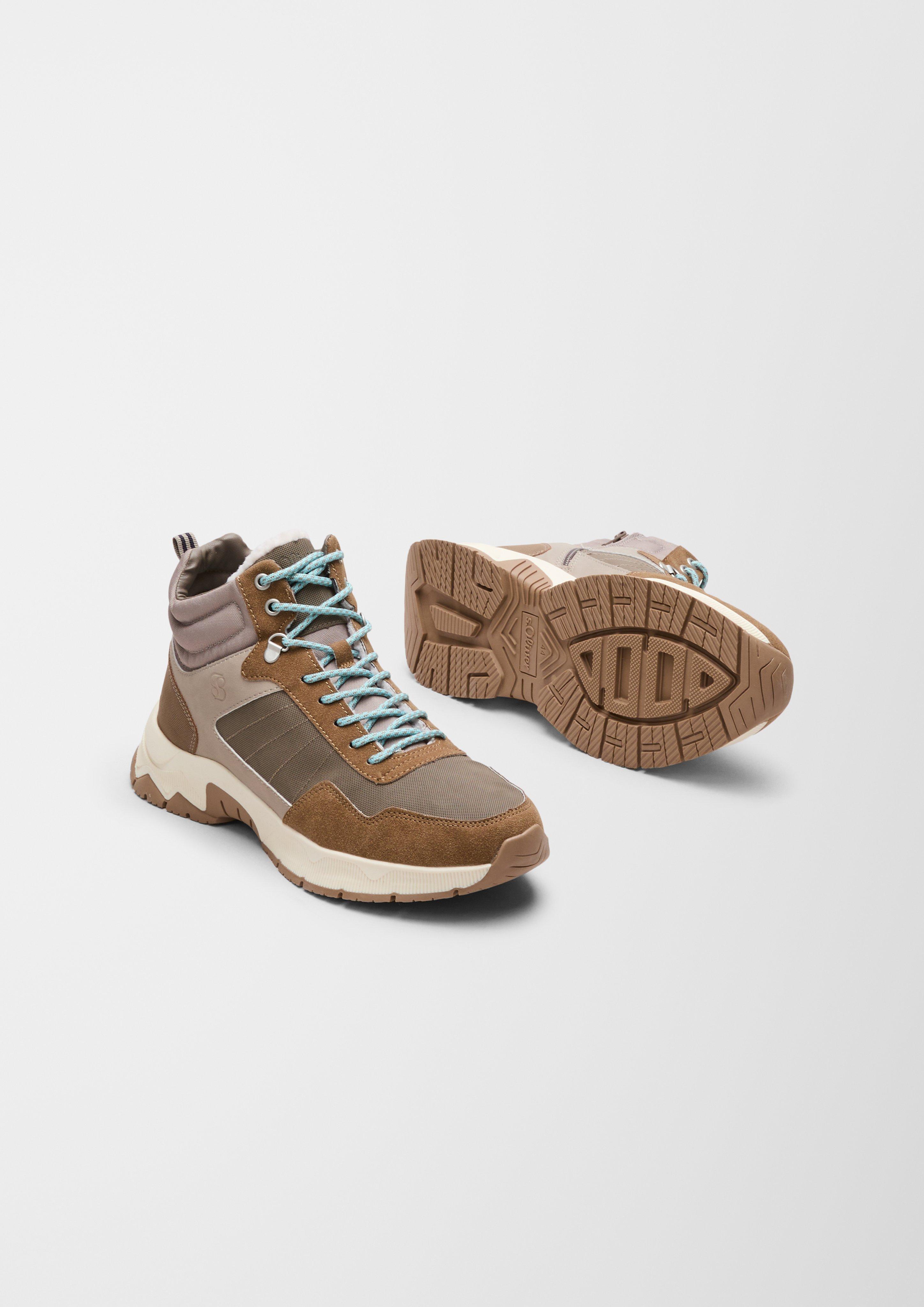 s.Oliver Sneaker im Materialmix