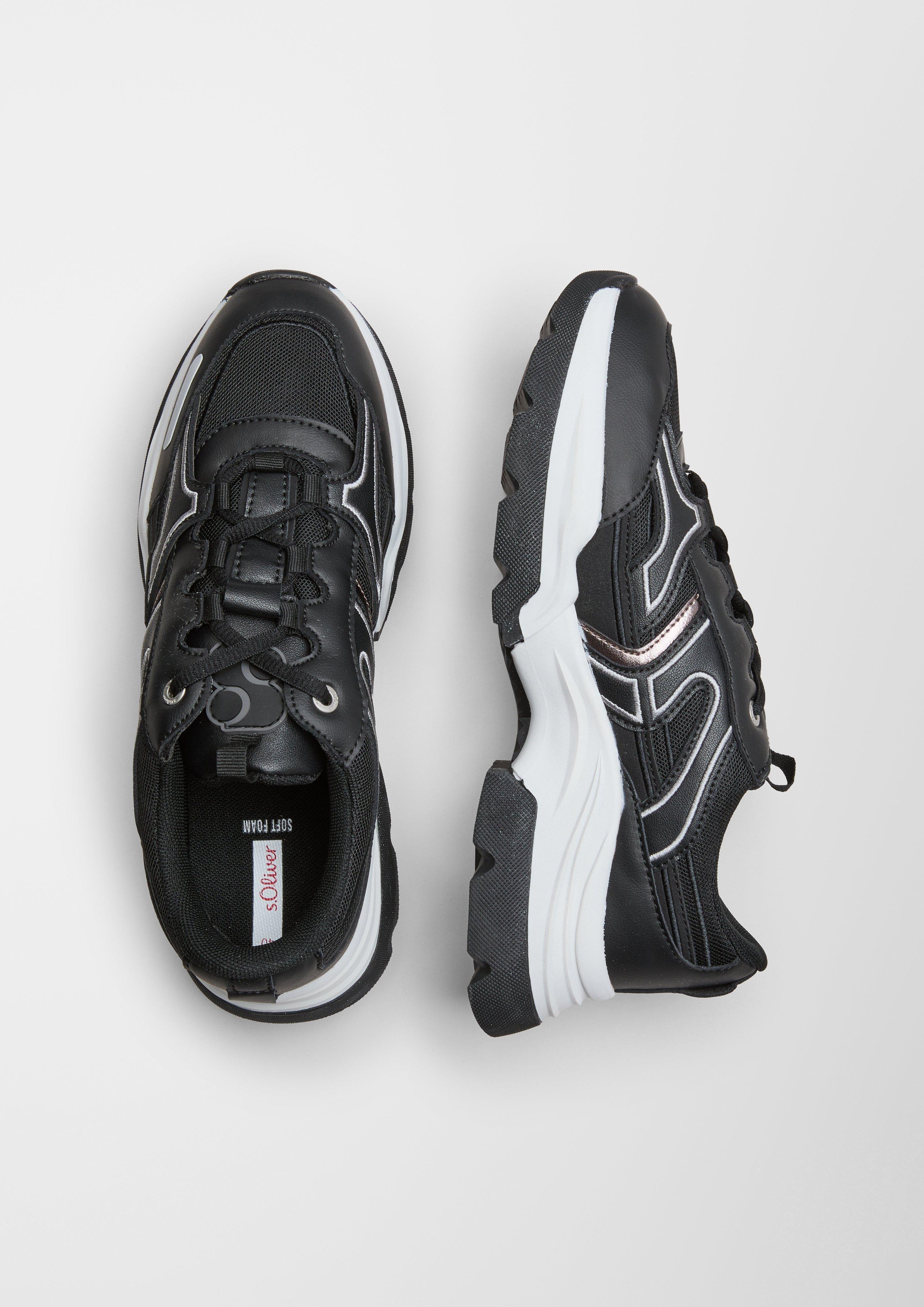 s.Oliver Chunky Sneaker im Materialmix