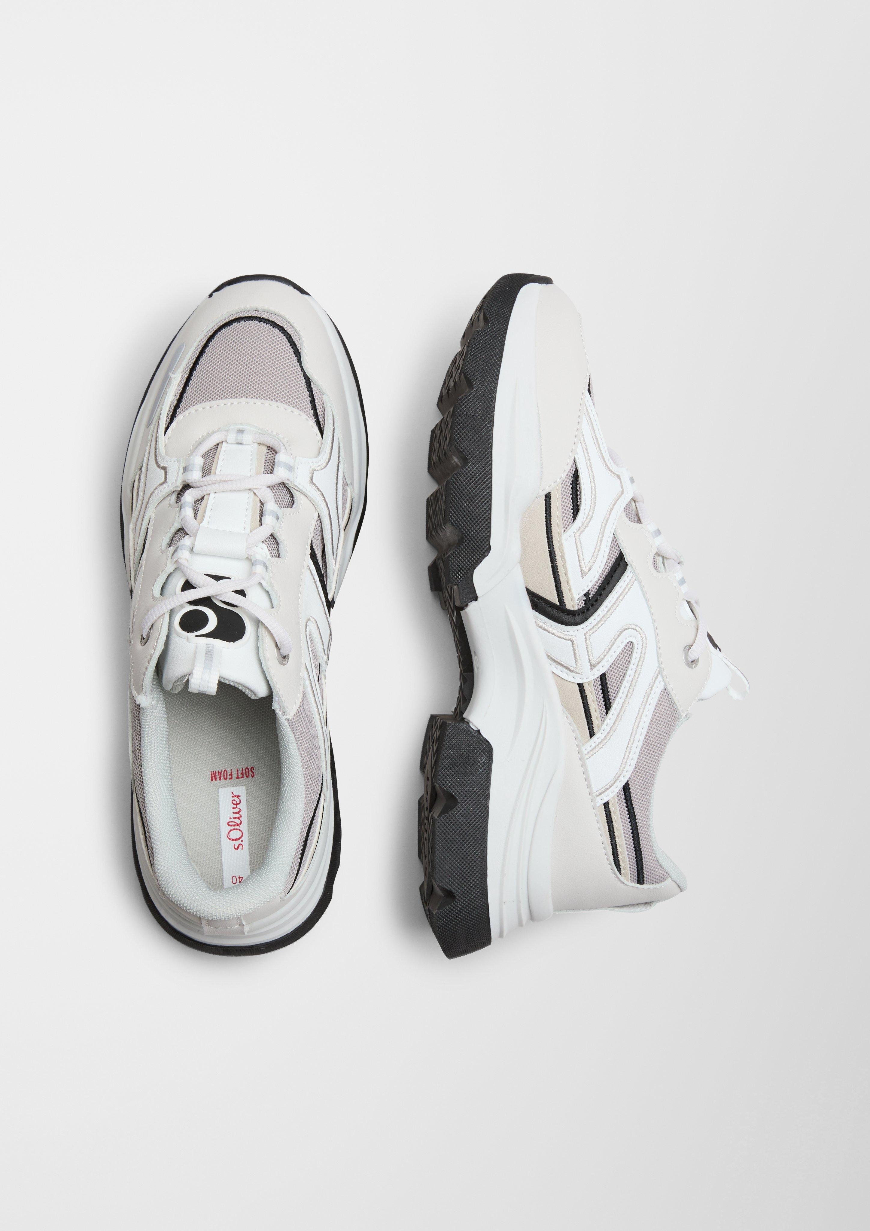 s.Oliver Chunky Sneaker im Materialmix