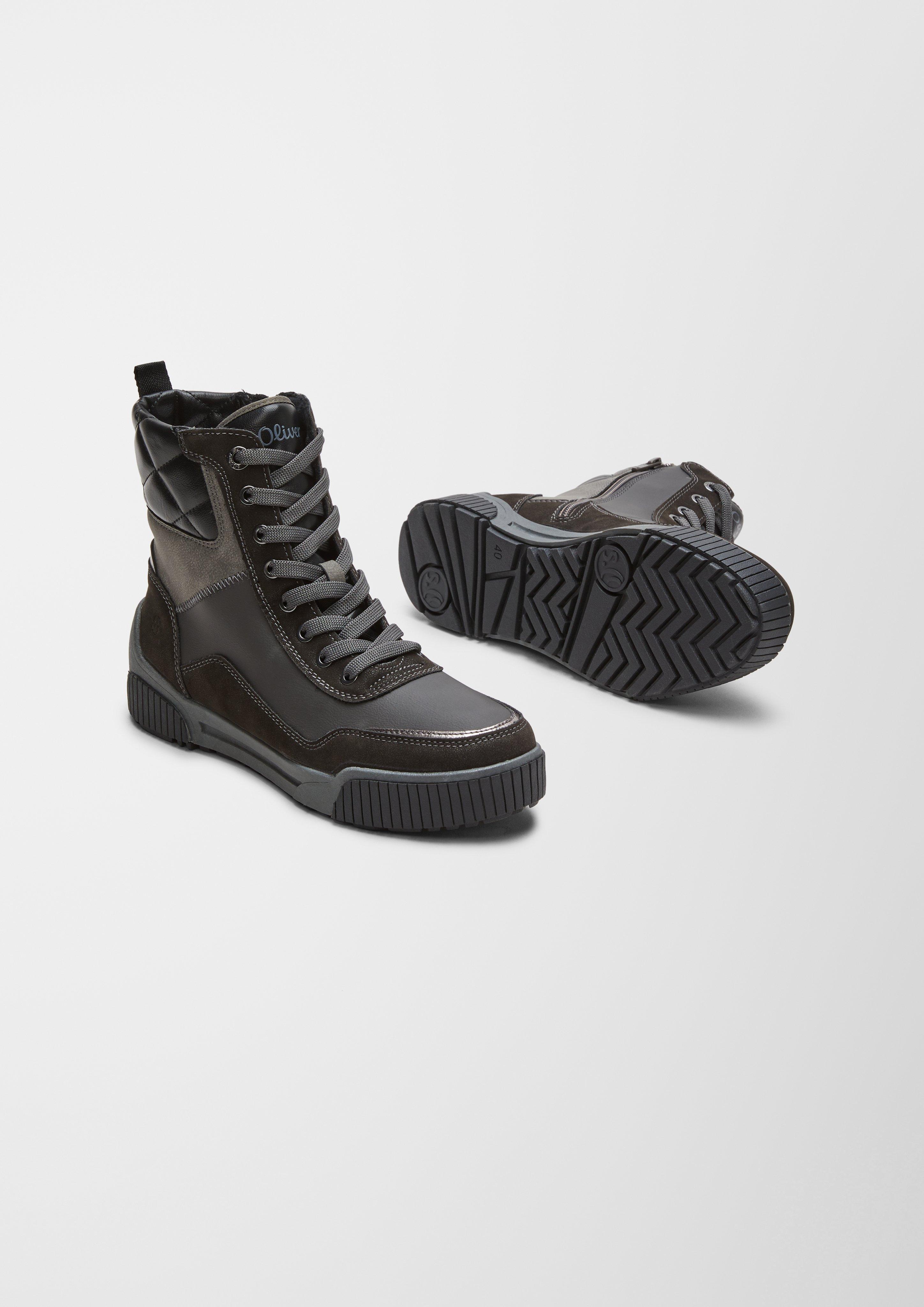 s.Oliver Stiefel im Lederlook