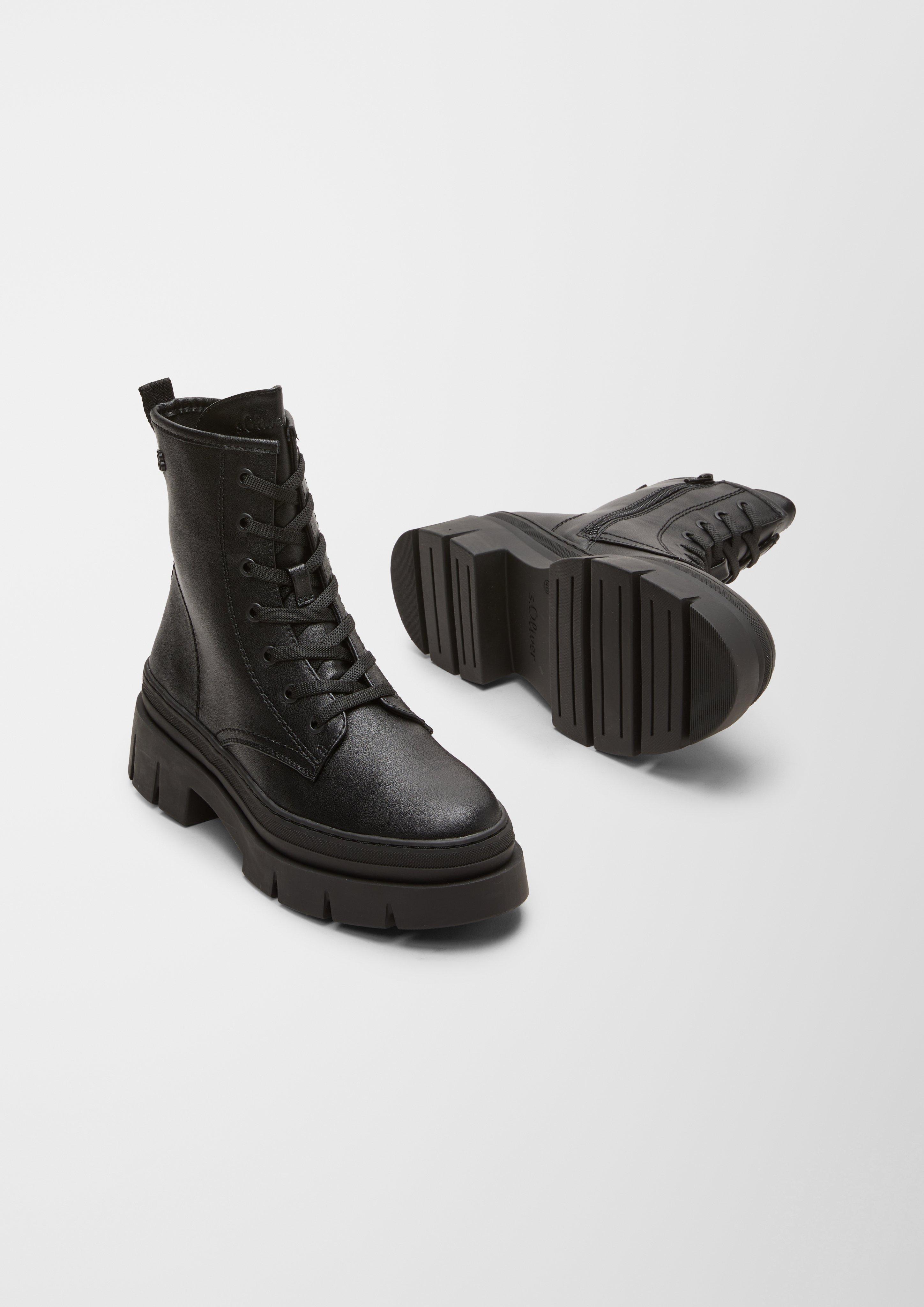 s.Oliver Stiefel mit Schnürung