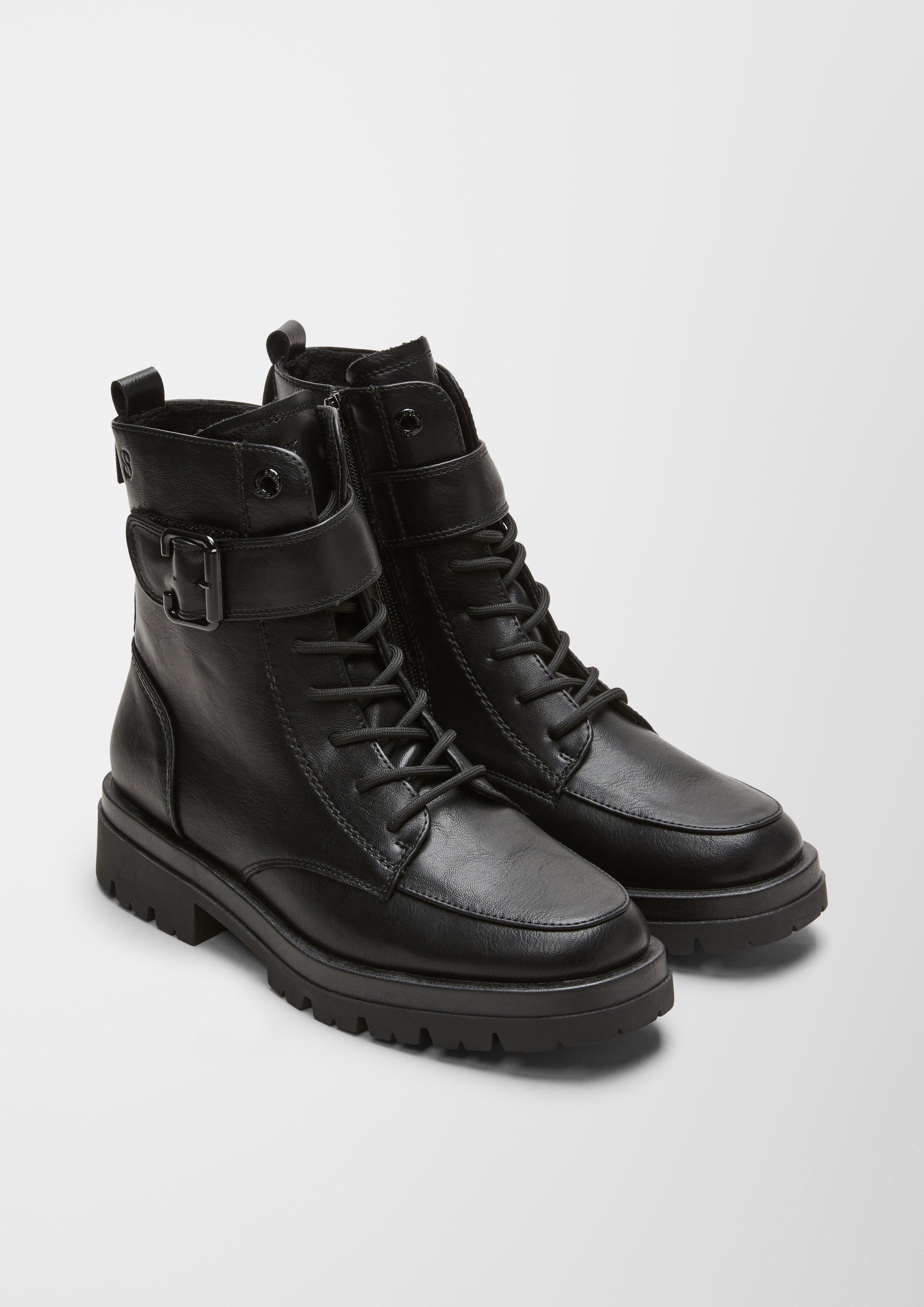 S.Oliver Stiefel in Lackleder-Optik