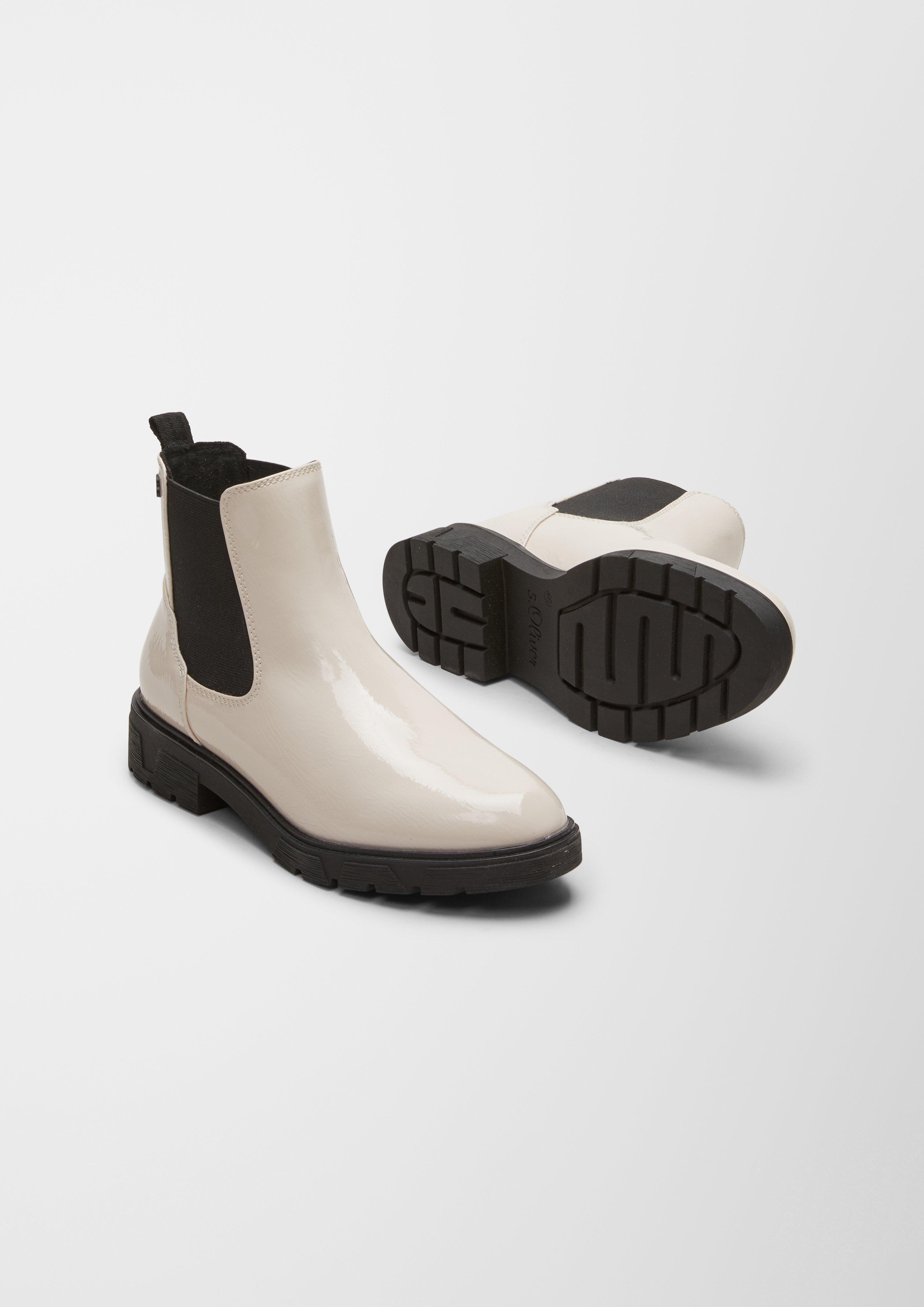 s.Oliver Stiefel im Lederlook