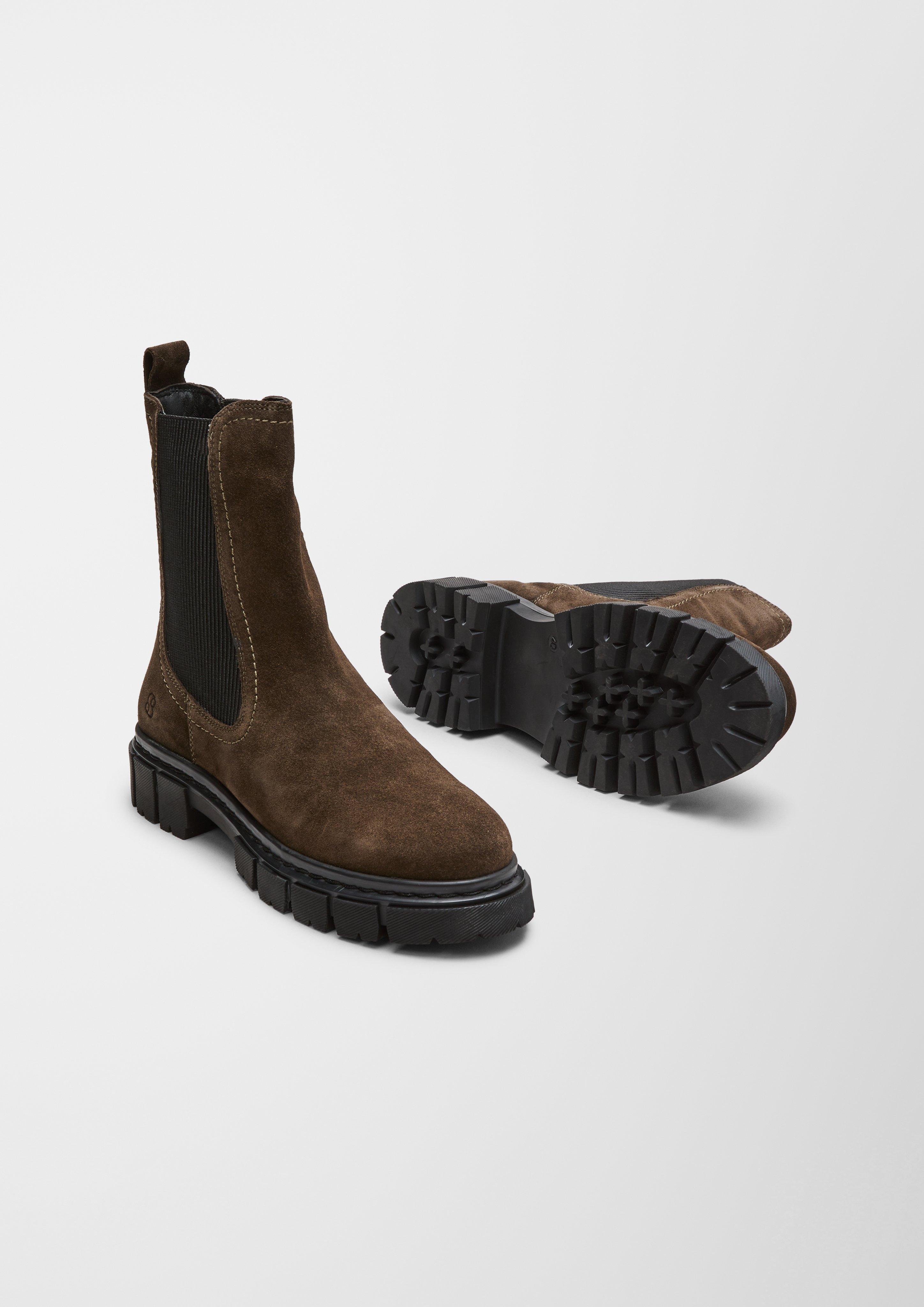 s.Oliver Stiefel aus Veloursleder